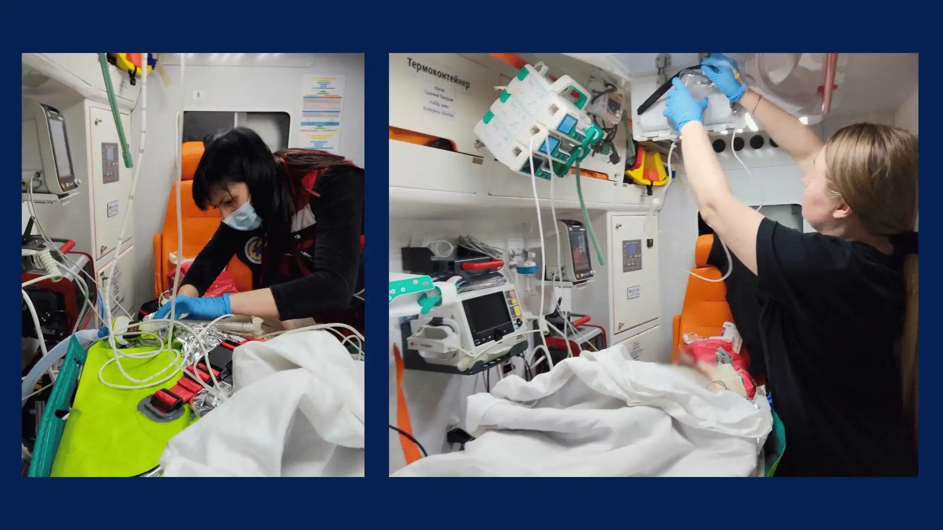 Медики Кіровоградщини транспортували "важкого" пацієнта в Польщу