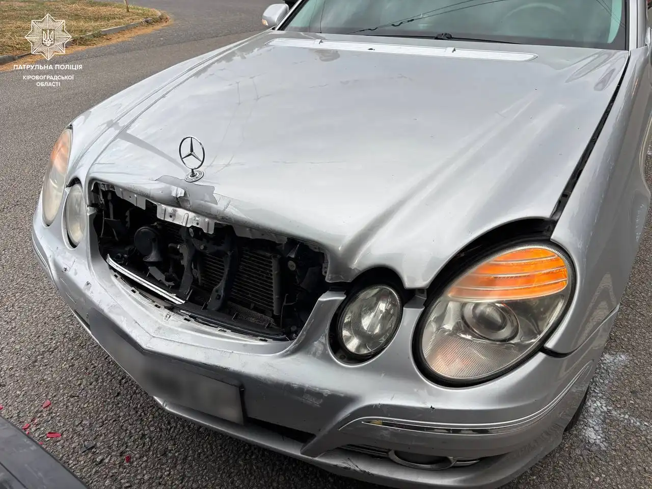 Мерседес після ДТП