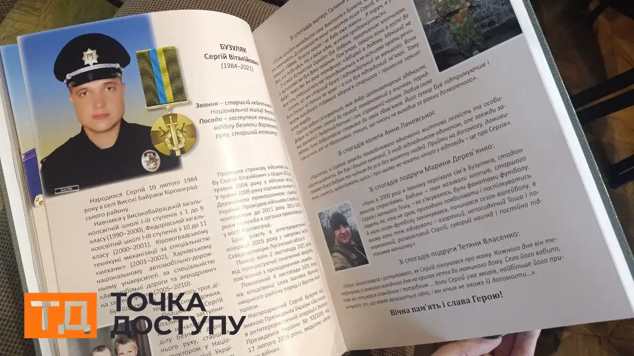 Книга про загиблих військових