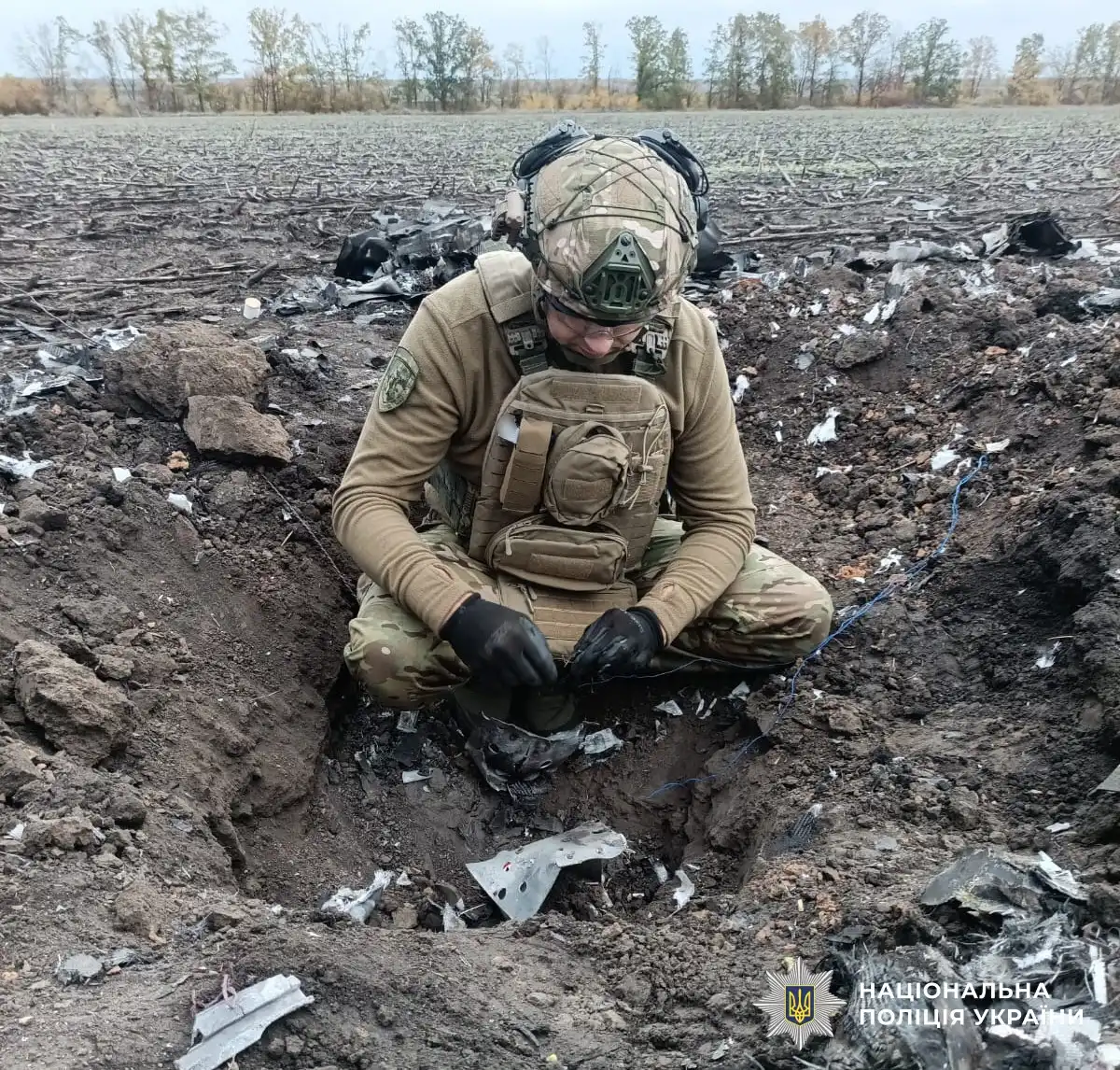 Бойові частини ударних дронів знищили у Кіровоградській області