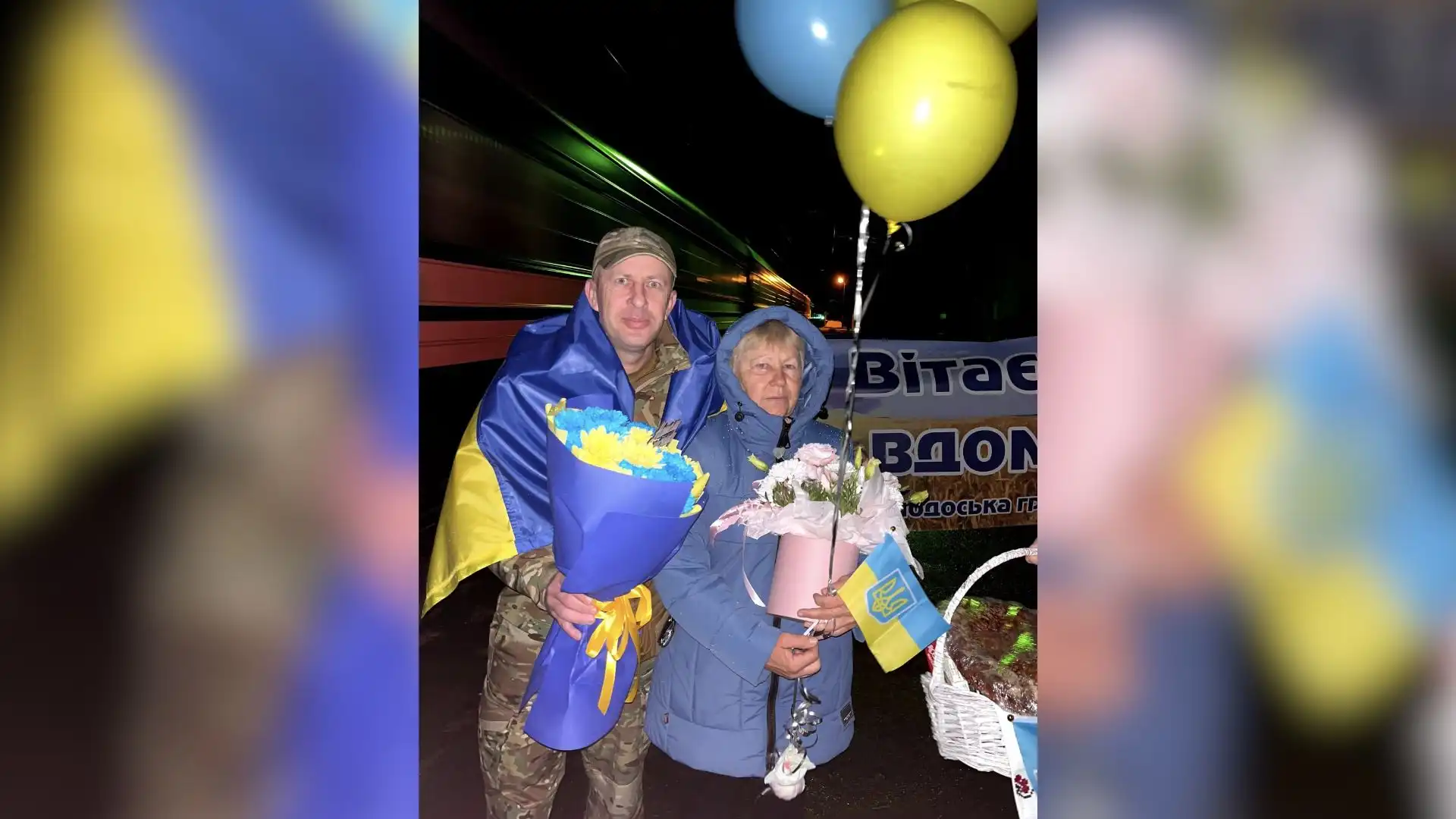 На Кіровоградщині зустріли захисника Олексія Байбузенка, який три роки перебував у російському полоні