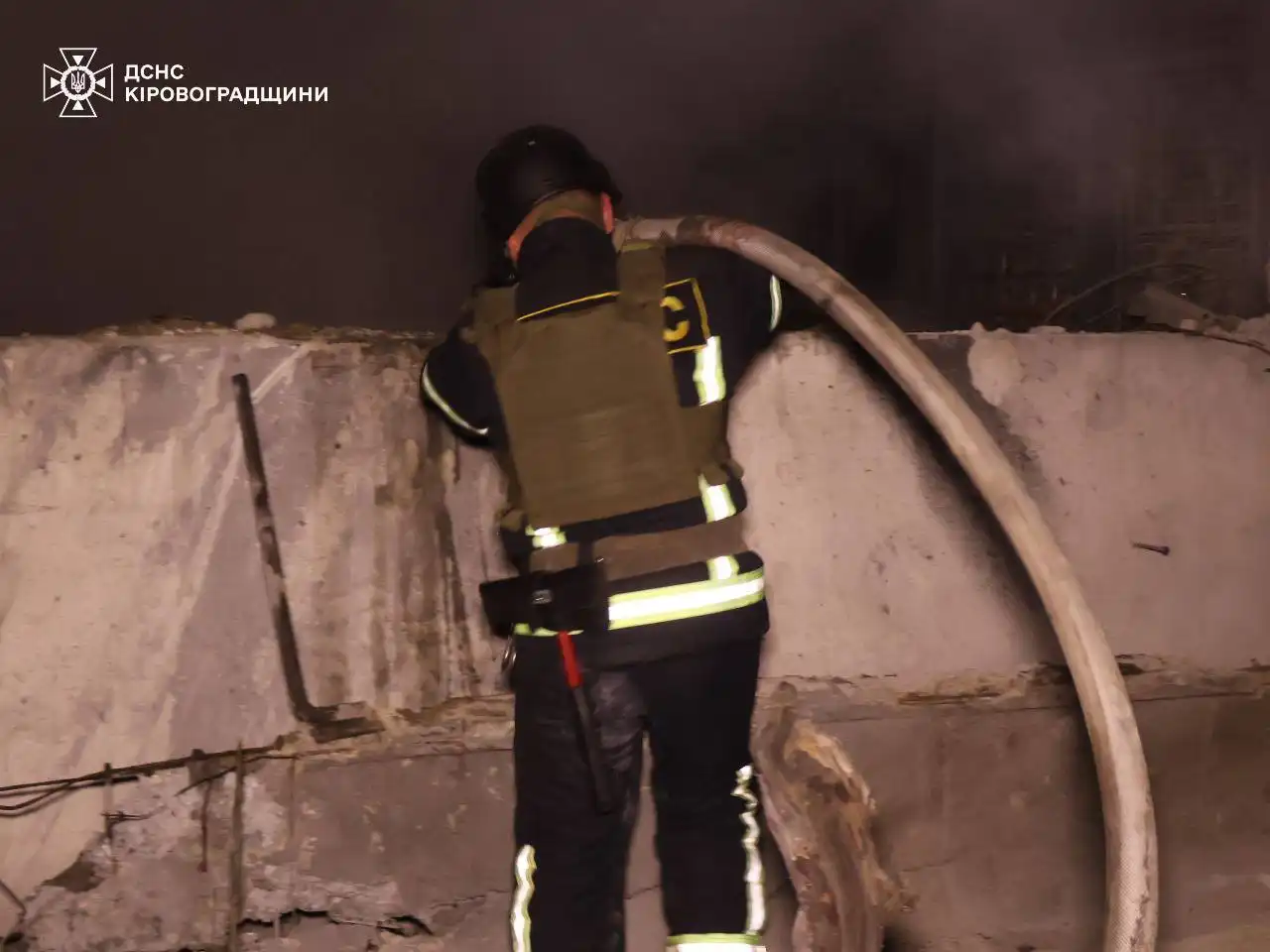 Росіяни атакували обєкти інфраструктури на Кіровоградщині