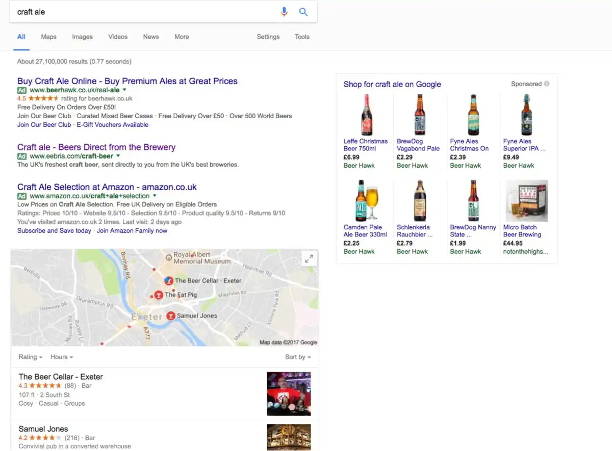 Контекстна реклама у пошуковій видачі Google