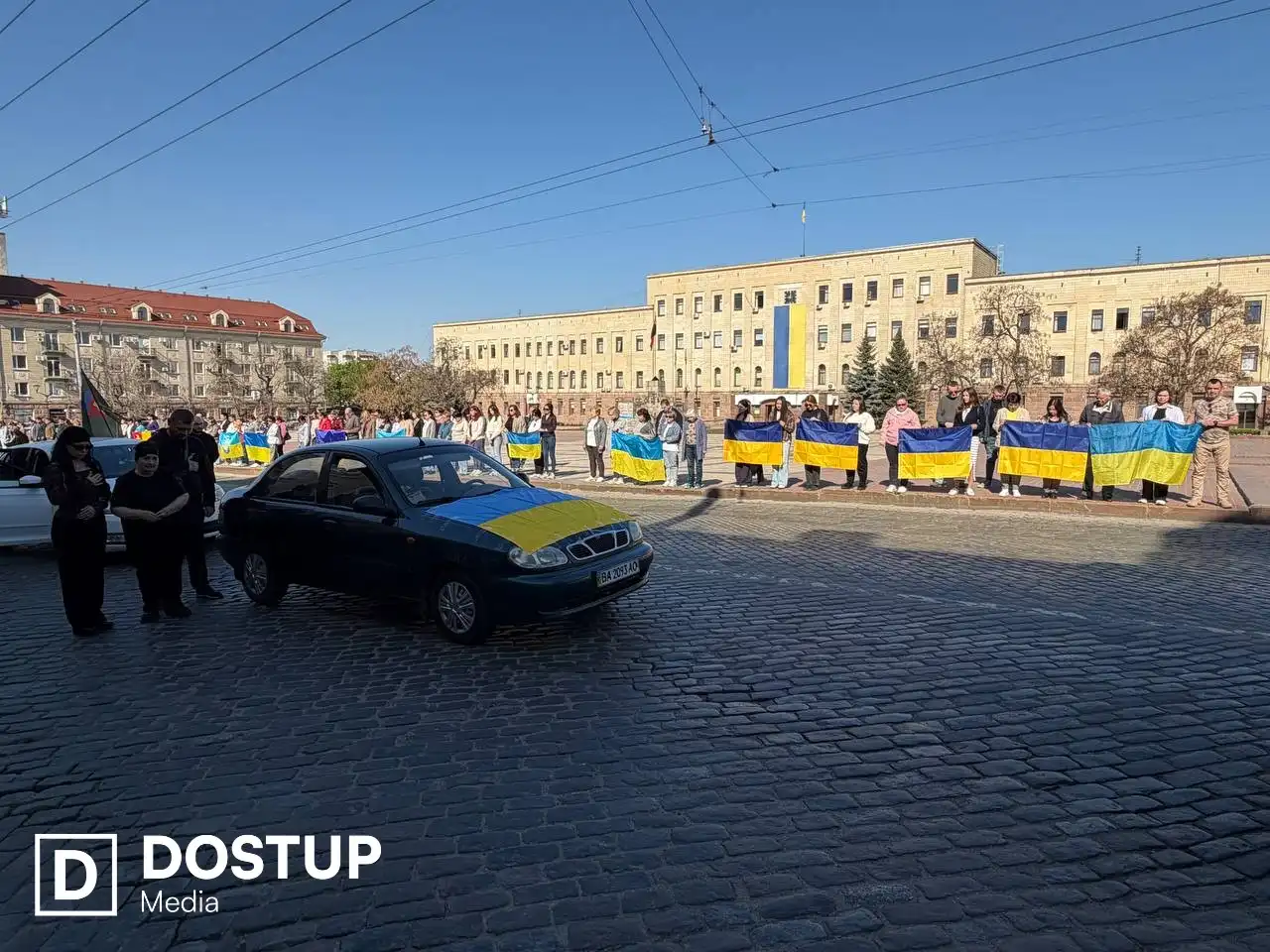 Прощання у центрі Кропивницького