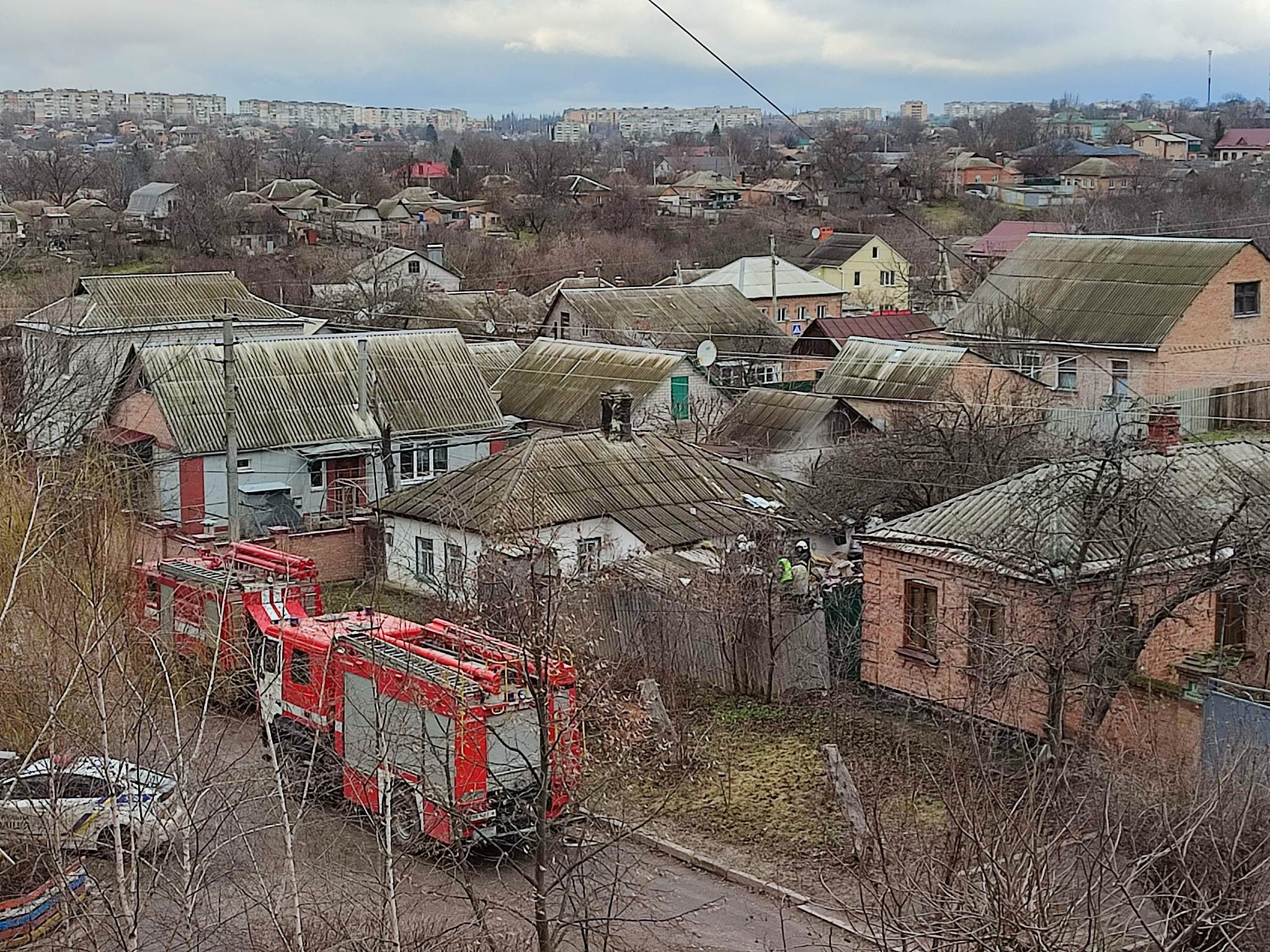 У Кропивницькому горів будинок (ФОТО)