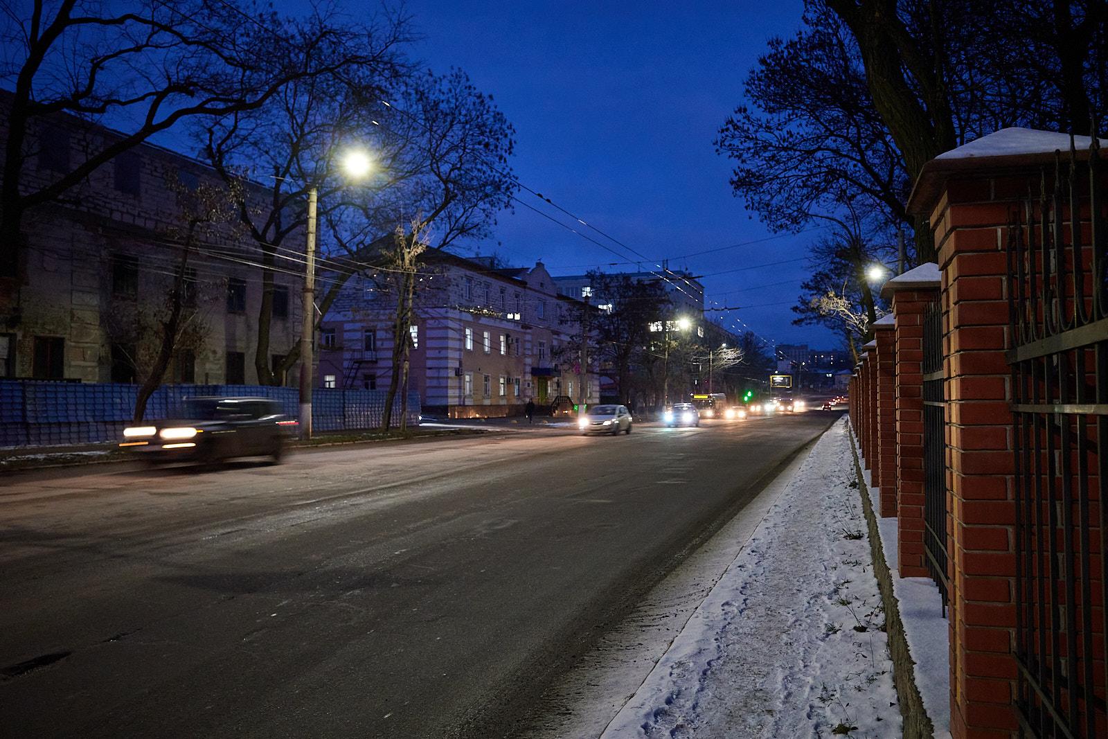 У Кропивницькому увімкнули вуличне освітлення