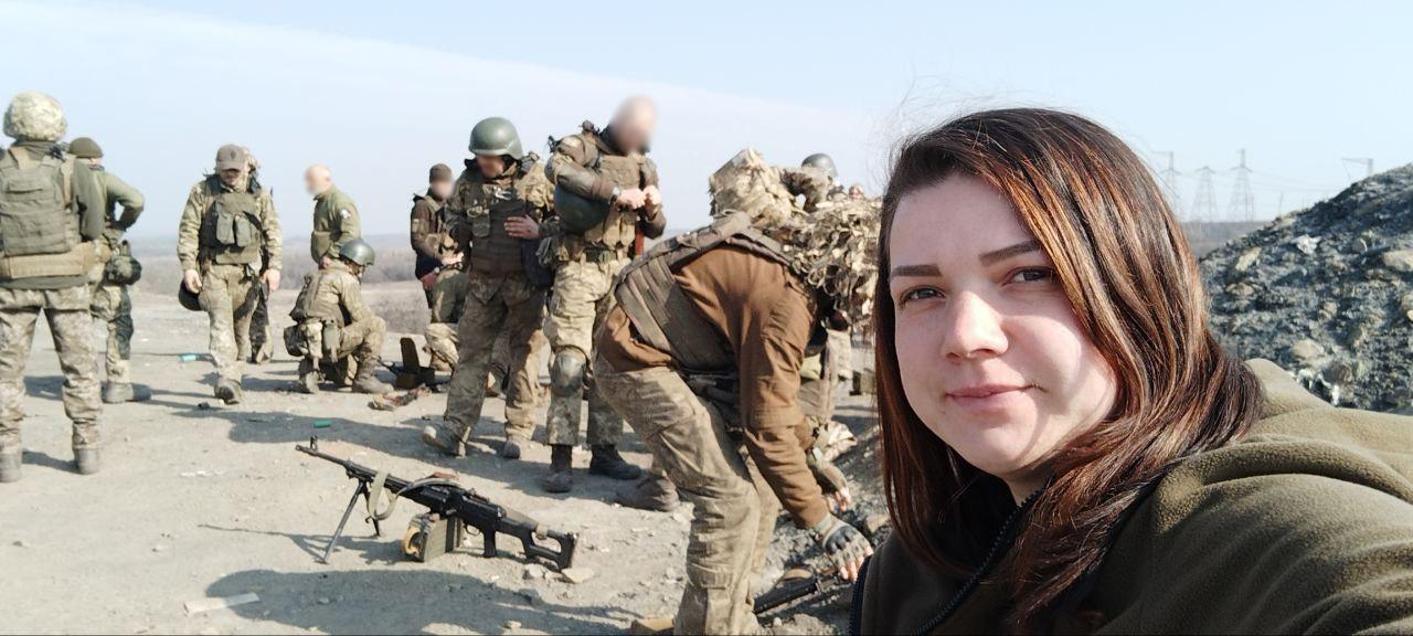 Військова Тетяна Назаренко разом із побратимами
