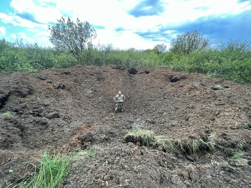 Вирва, яку залишила після себе міна