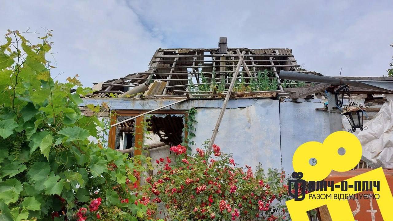 зруйнований будинок у селі Мала Олександрівка на Херосонщині