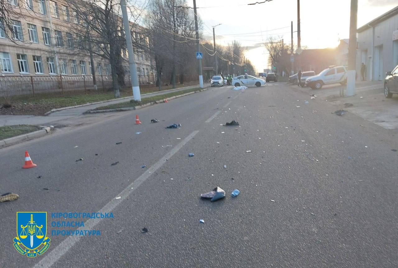 смертельна аварія на вулиці Короленка у Кропивницькому