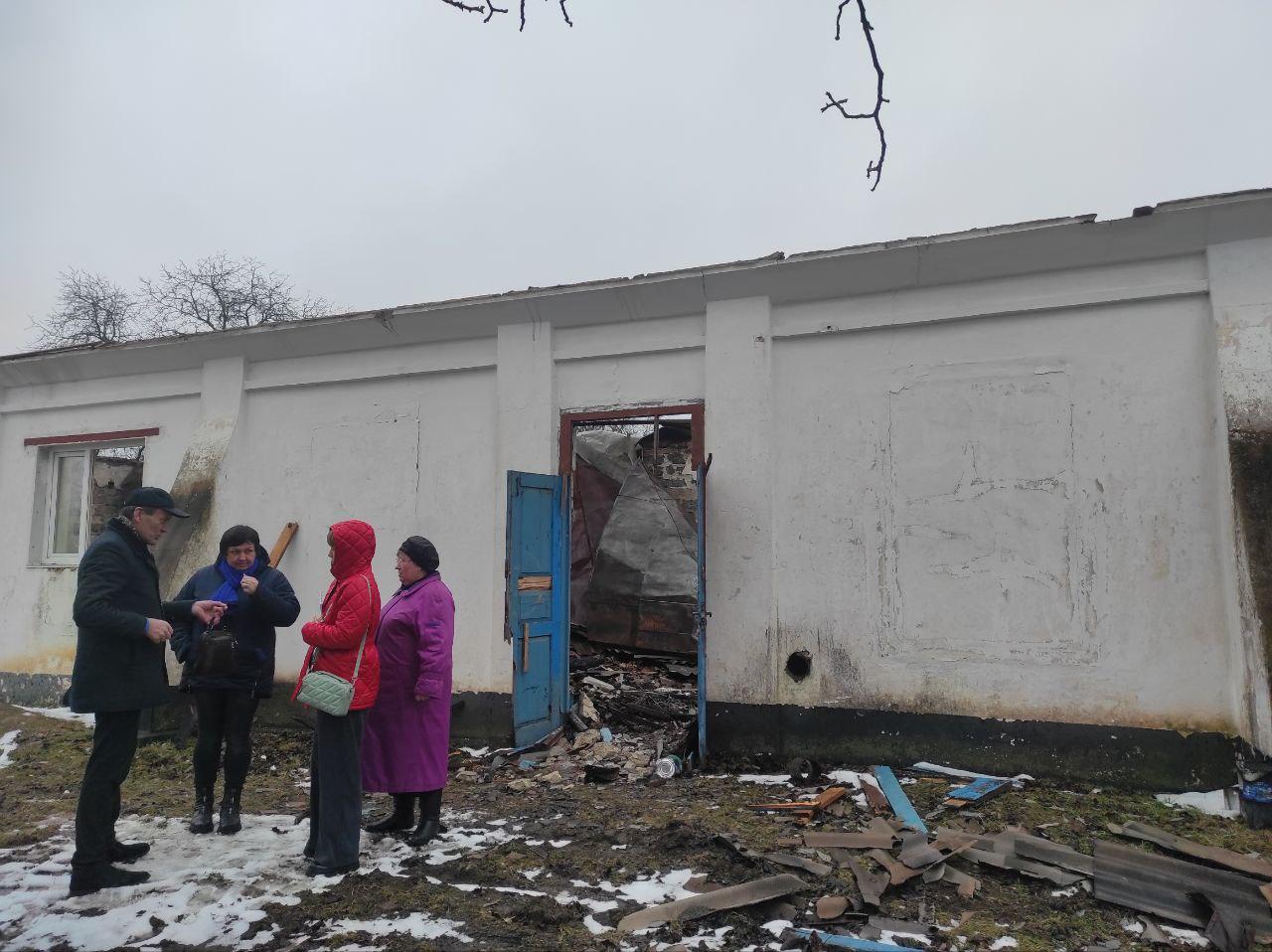 згорів будинок культури у селі Цвітне