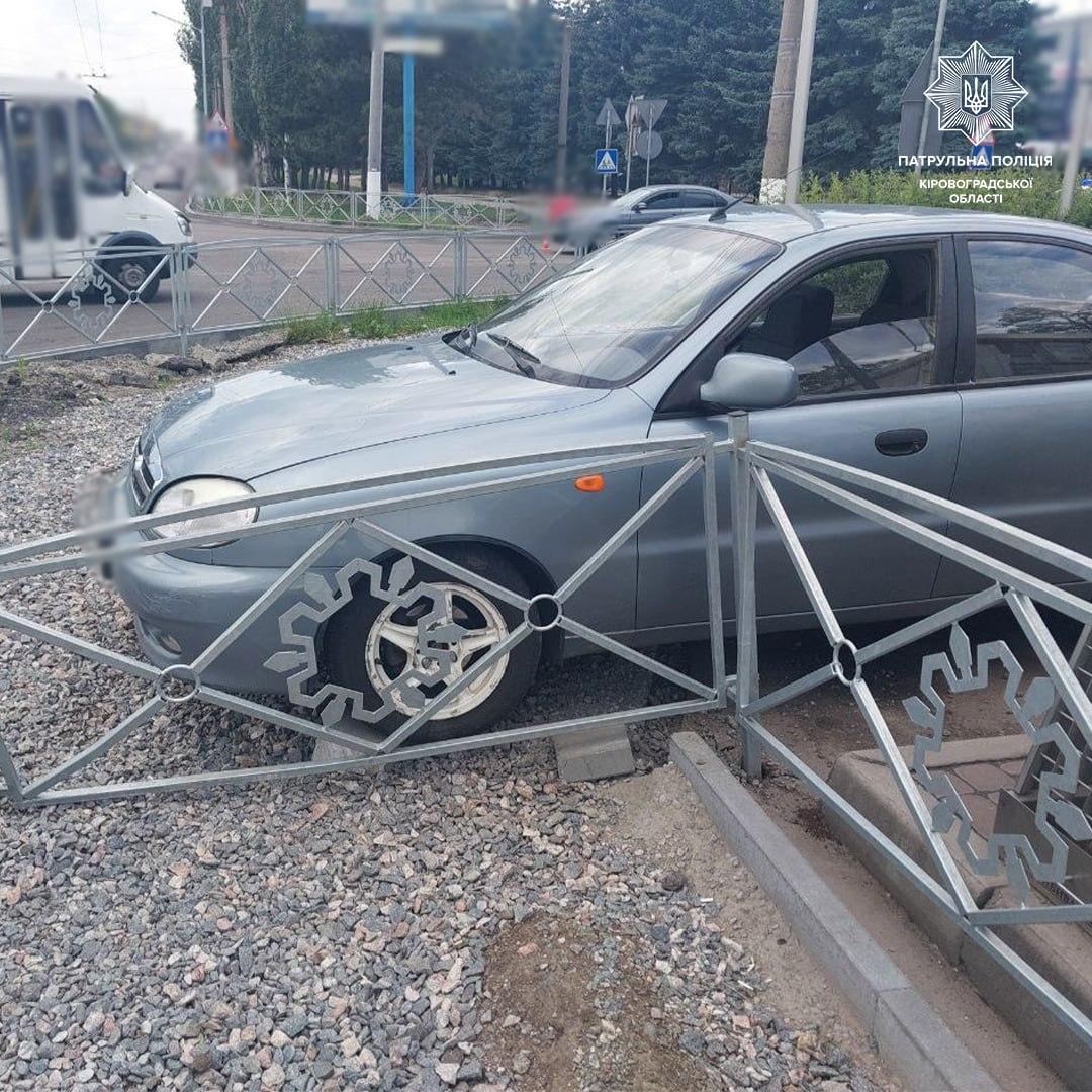 Аварія на вулиці Героїів України в Кропивницькому