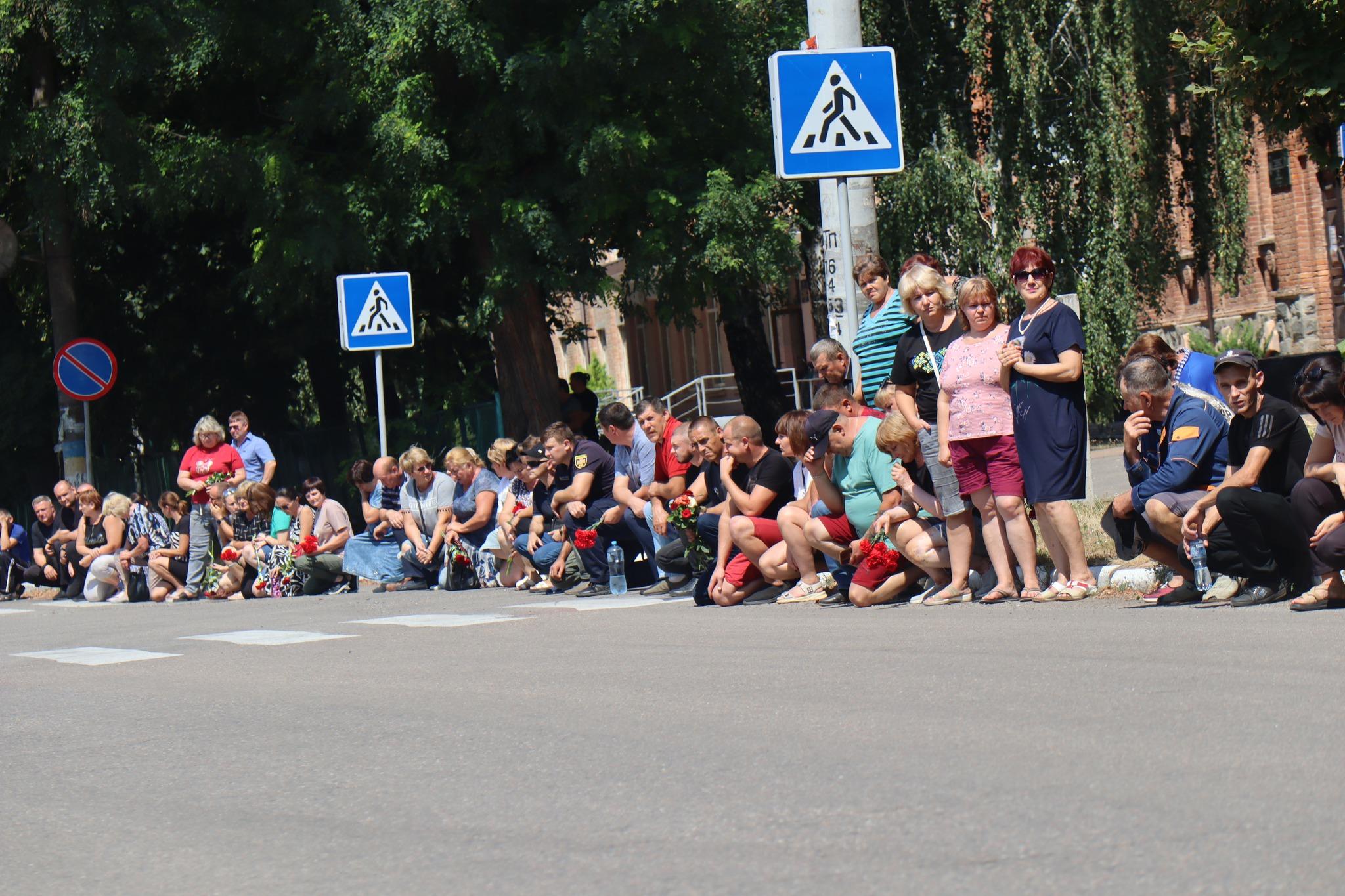 Поховання військового в Онуфріївці