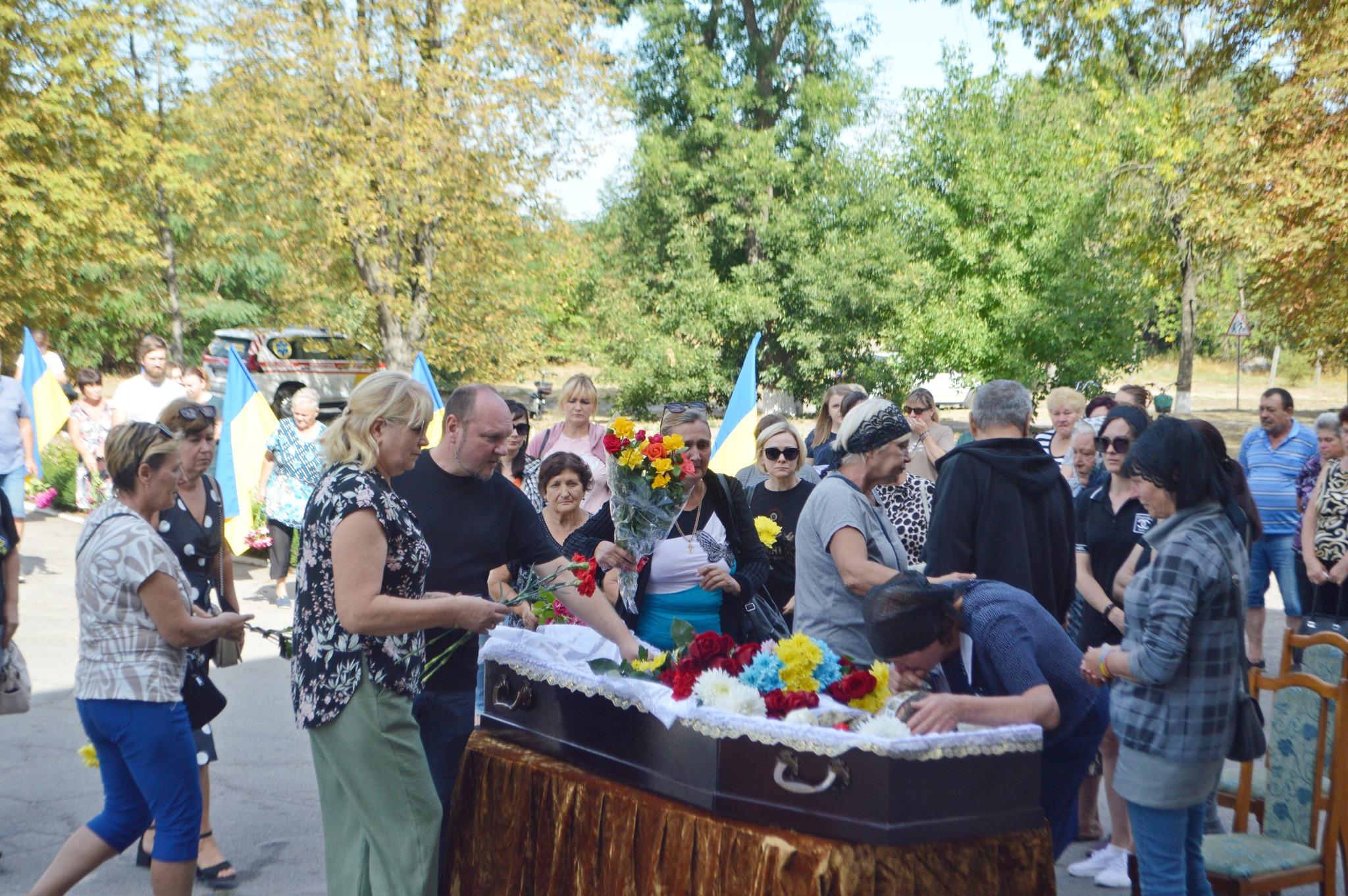 прощання з військовим в Онуфріївці