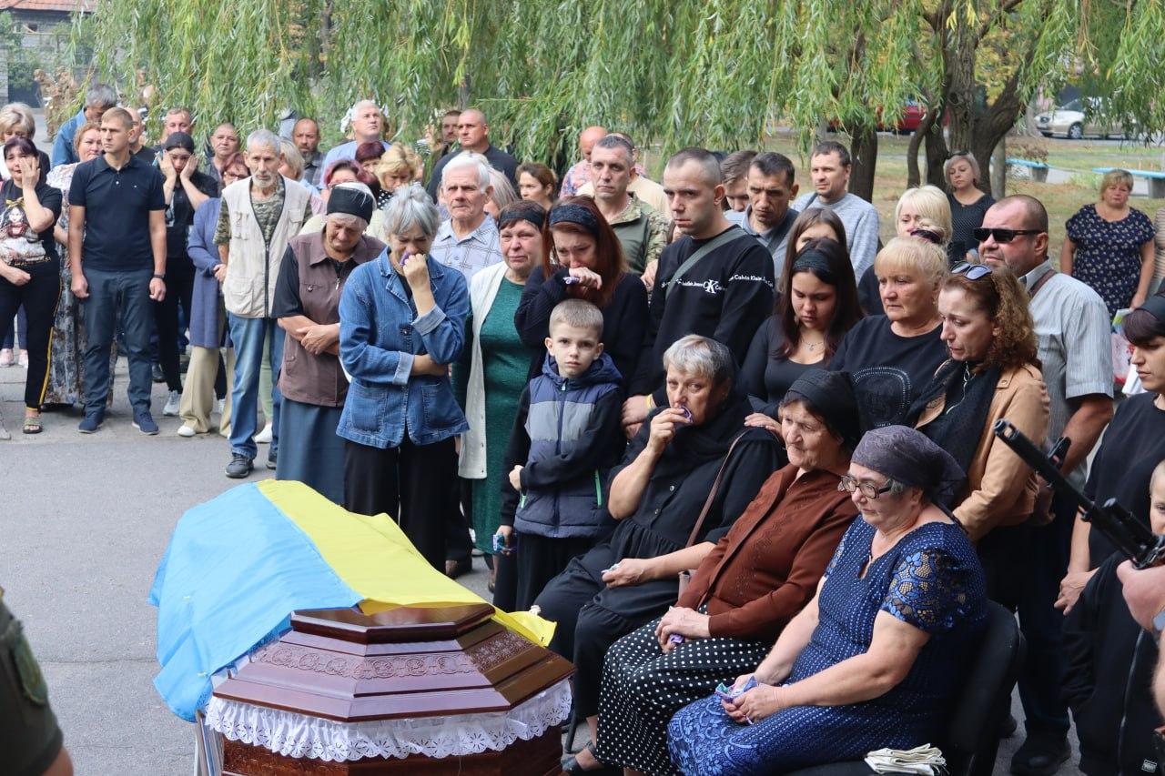 прощання з військовим у Світловодську