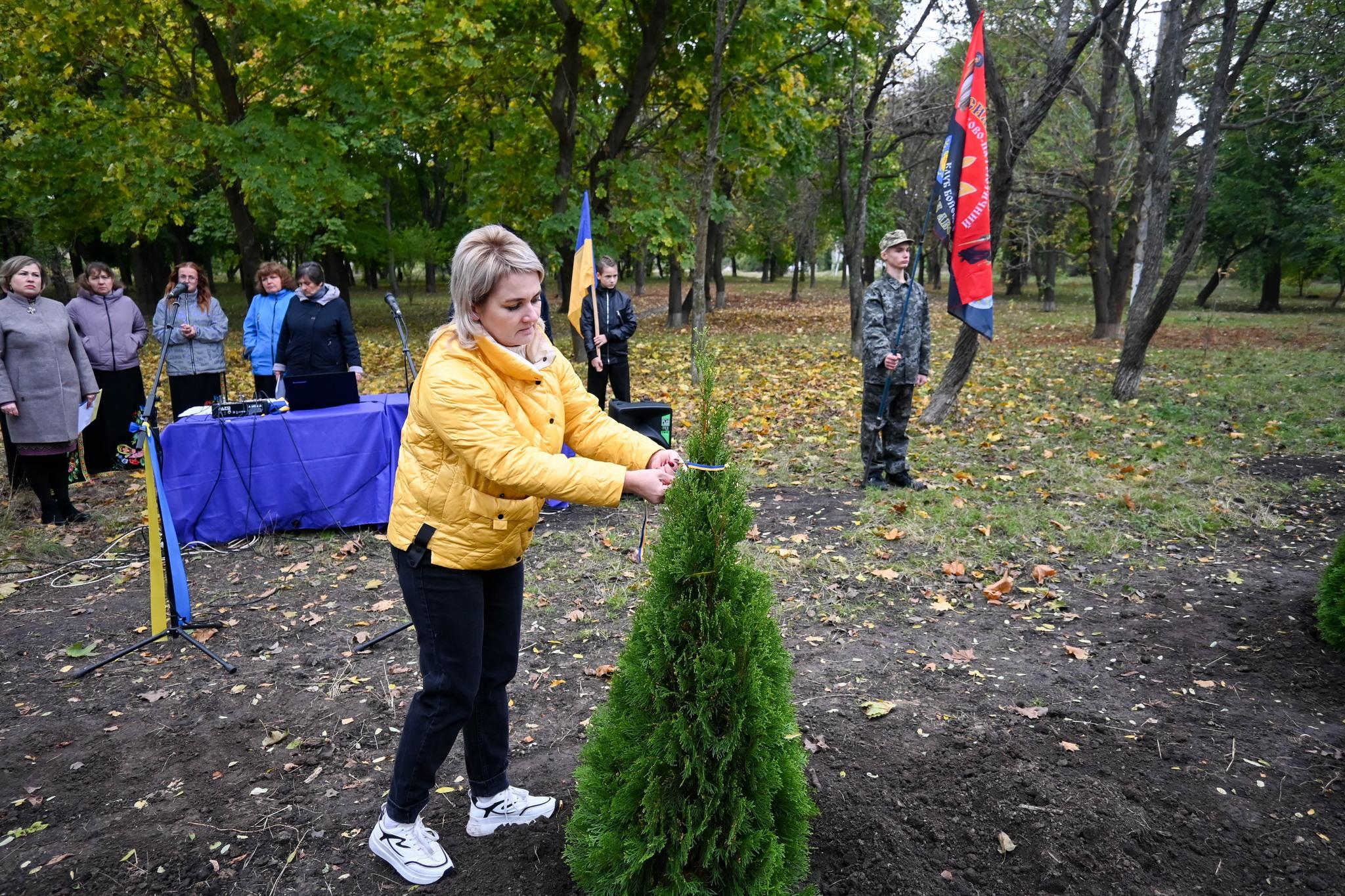 Відкрили Алею пам'яті в Кіровоградській області