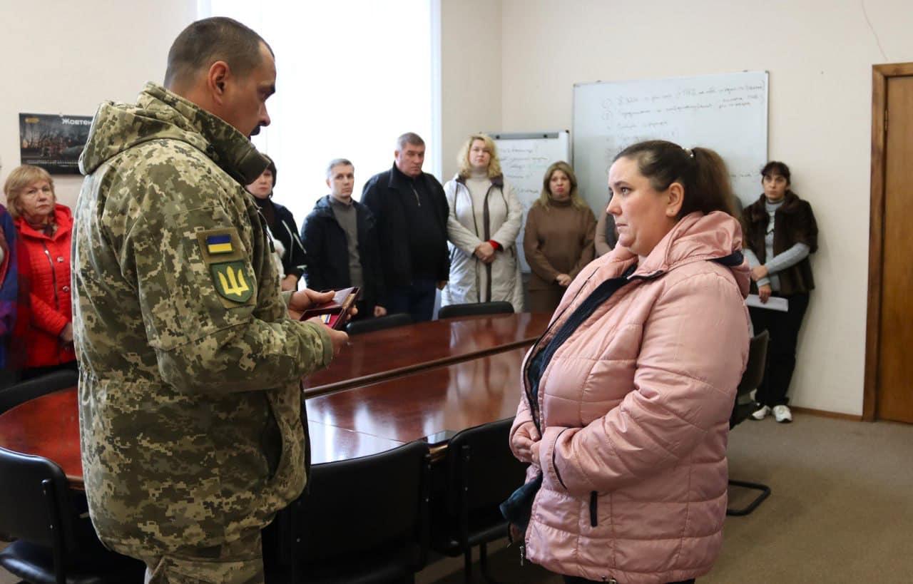 Вручення відзнак у Світловодську