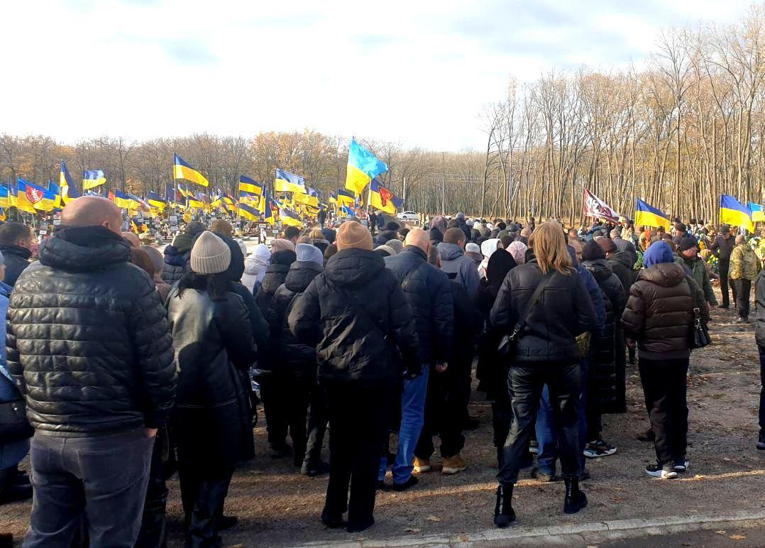 Прощанння з трьома військовими  у Кропивницькому