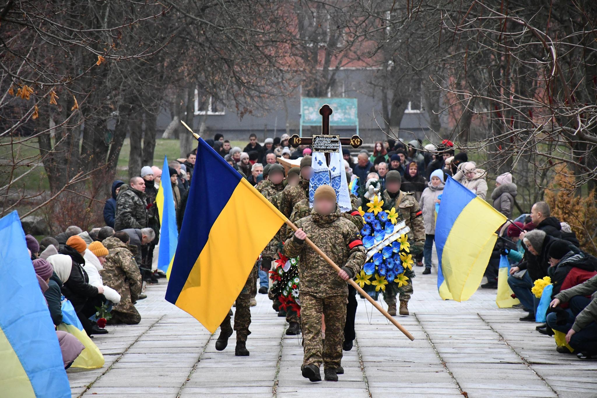 Прощання з військовим у Приютівці