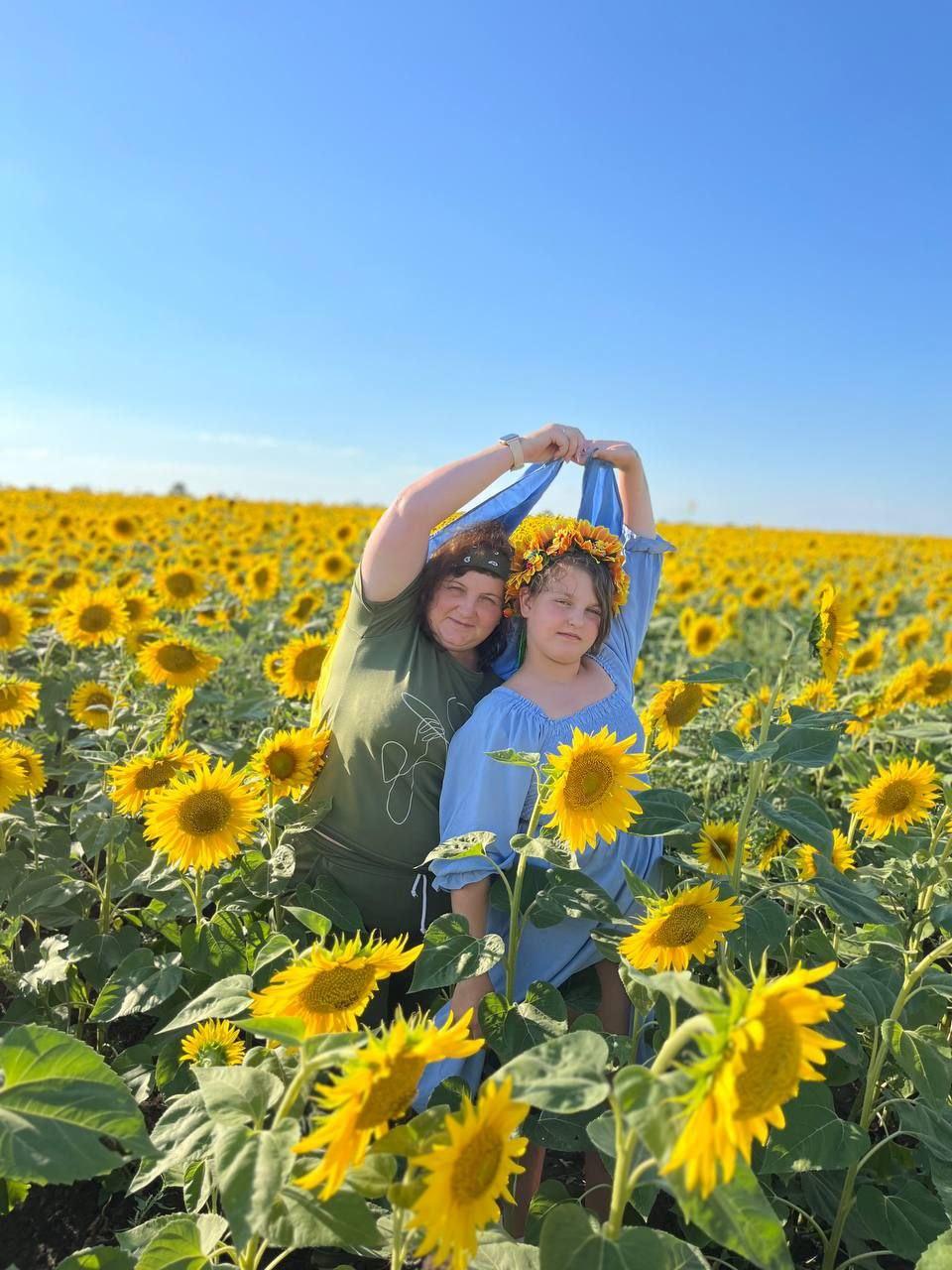 Наталія з донькою