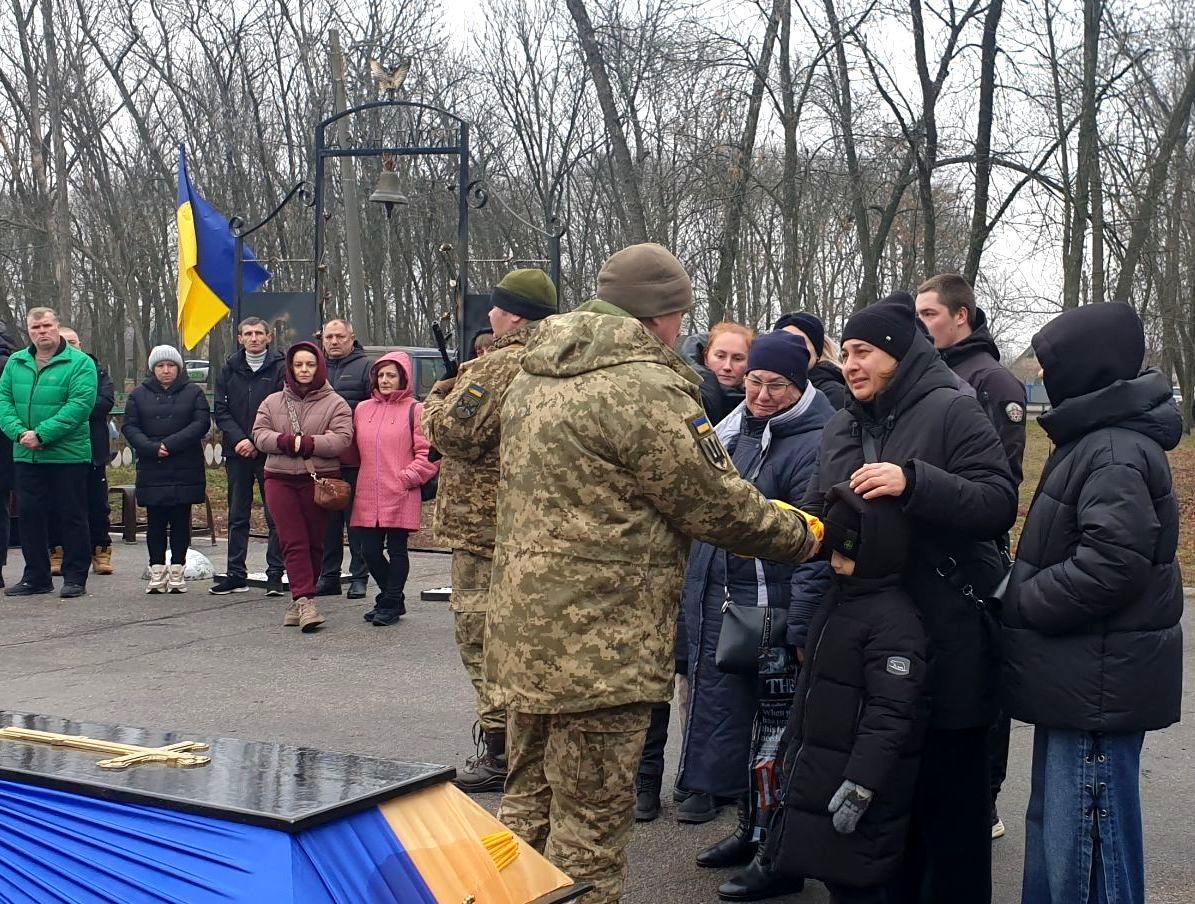 Попрощалися 31 грудня з військовим у Кропивницькому