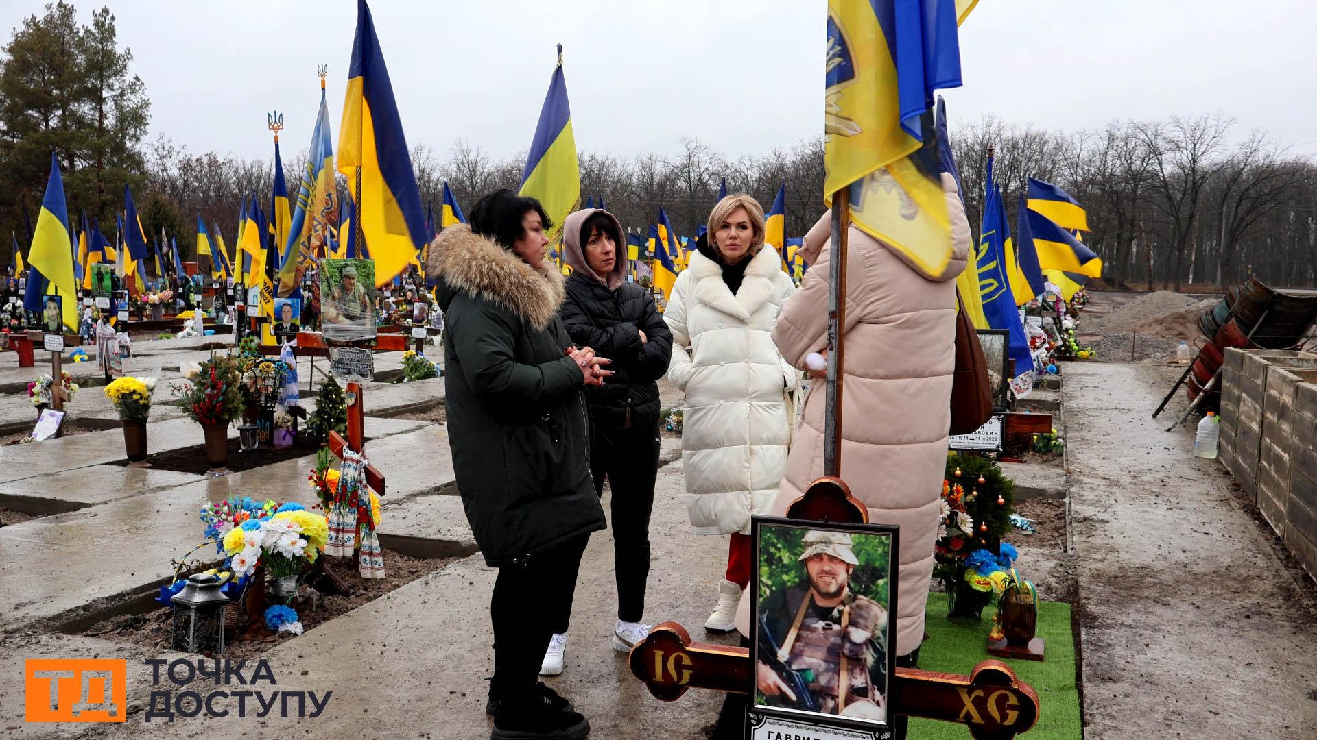 Реконструкція Алеї слави, рідні загибилх