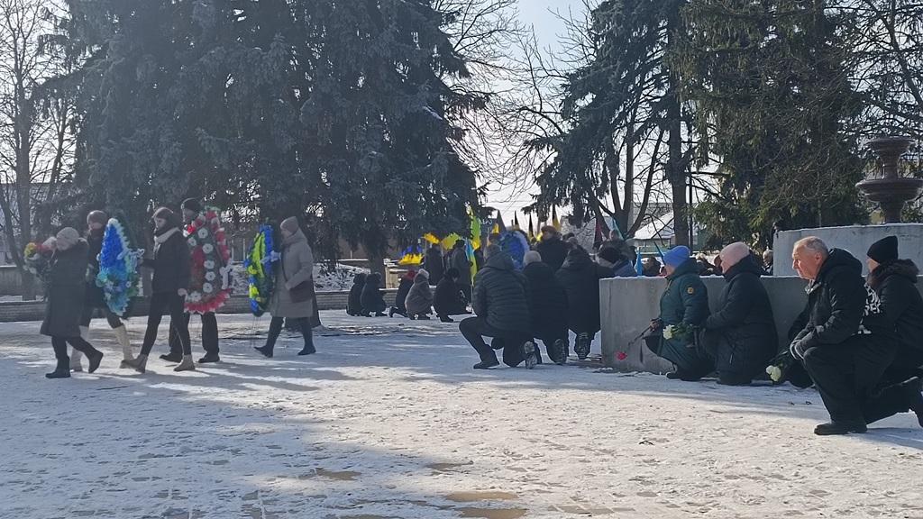 Поховання військового у Знам'янці