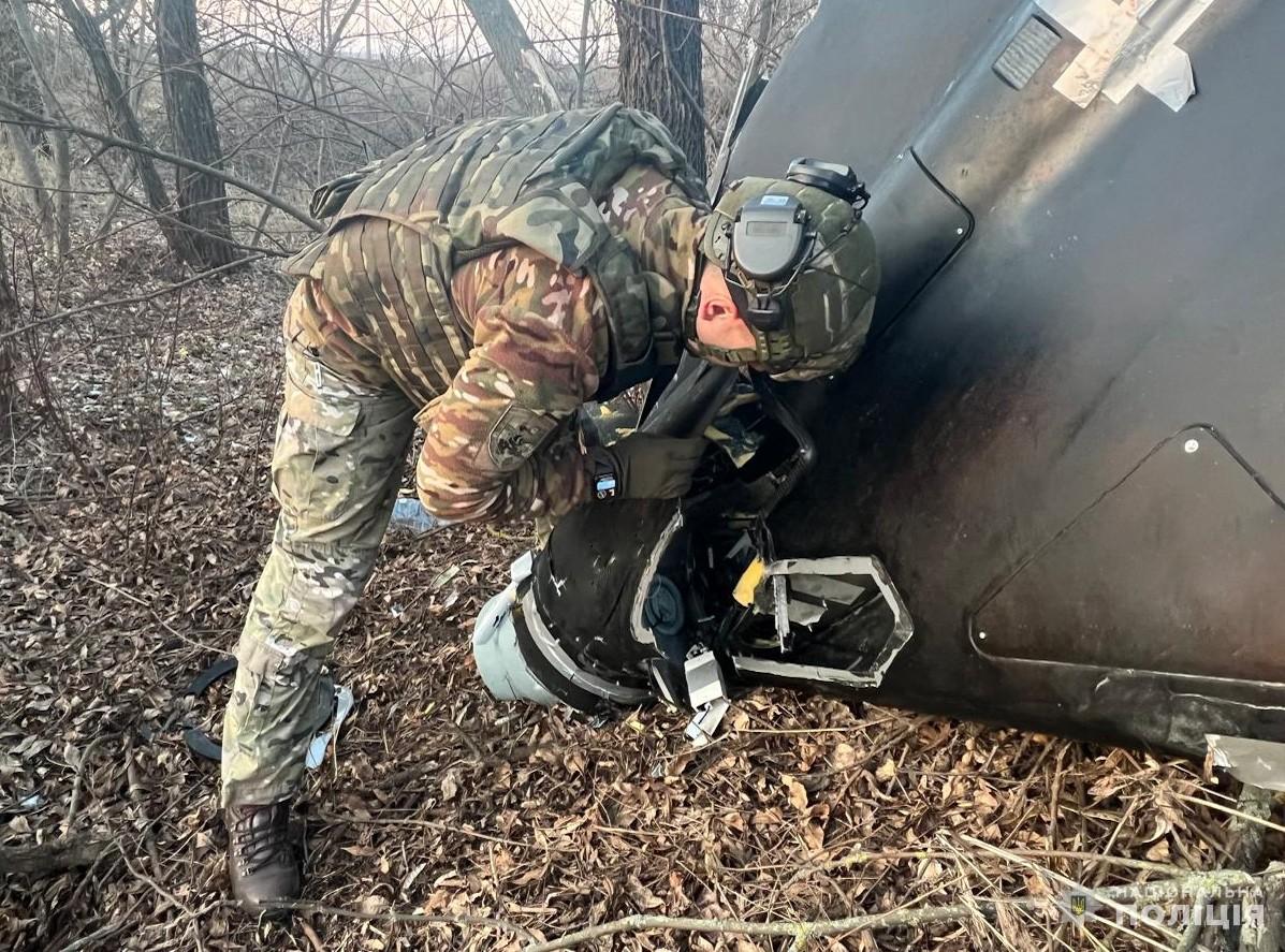 Знищили бойову частину російського безпілотника в області