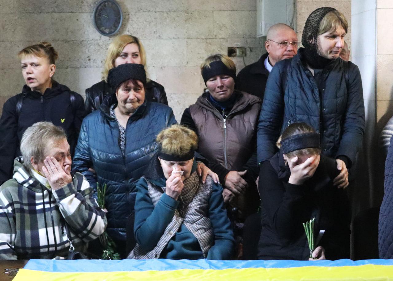 Прощання з Андрієм Ткаченком у Світловодську