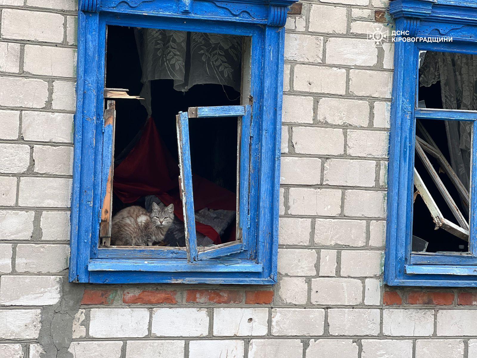 пошкоджені будинки у Світловодську
