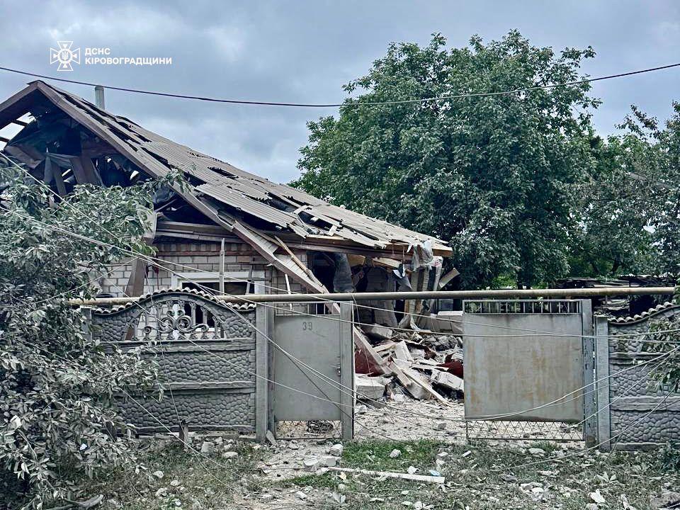 пошкоджені будинки у Світловодську