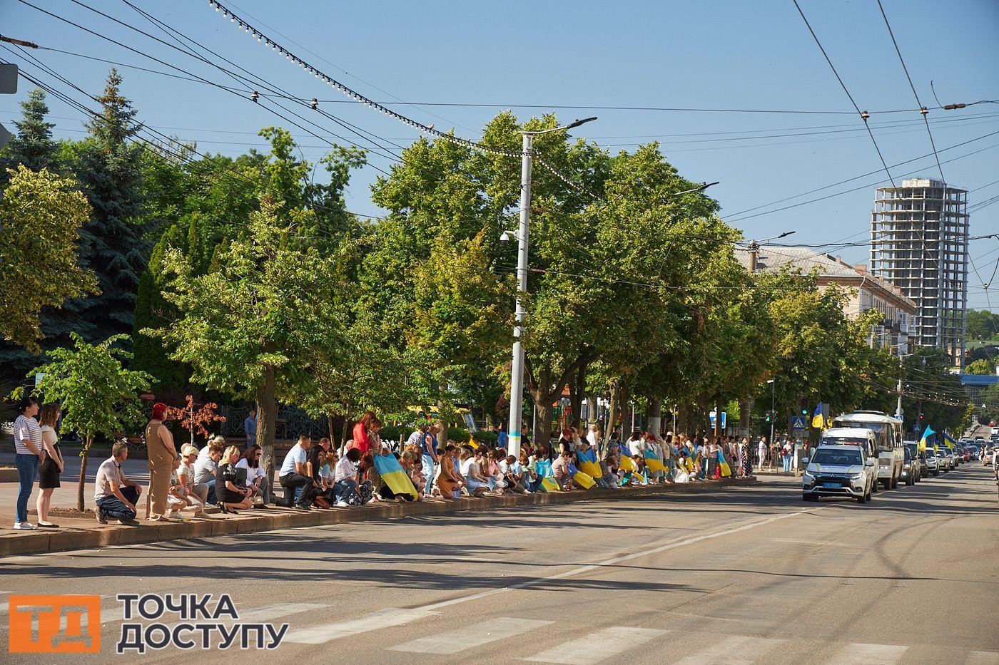 Мешканці Кропивницького провели в останню путь полеглих героїв.
