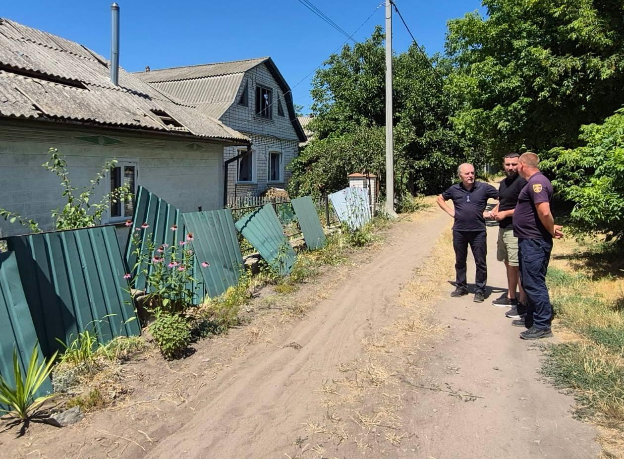 Наслідки дронової атаки в Гайвороні