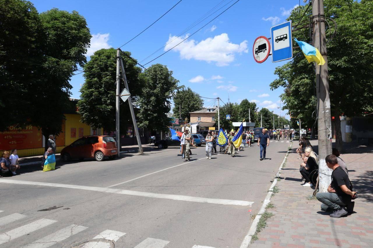 Попрощалися з військовим Іваном Кріпаком у Новоукраїнці