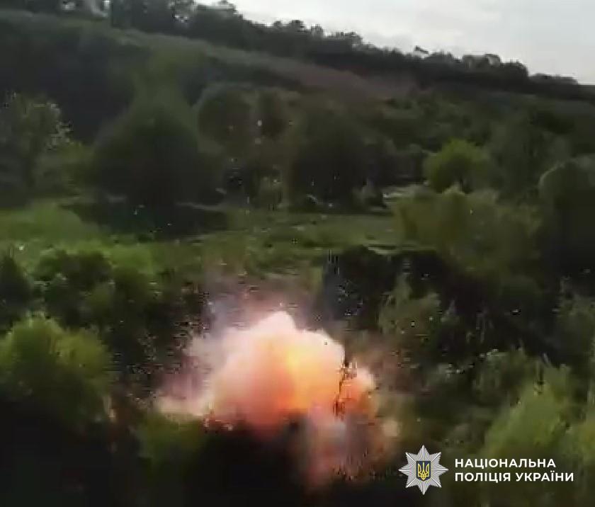 Підрвали бойову частину дрона