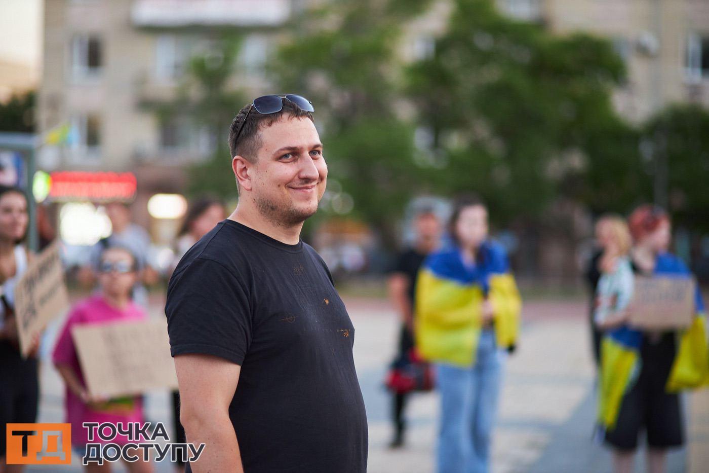 В обласному центрі Кіровоградщини відбулася акція за збереження незалежності 