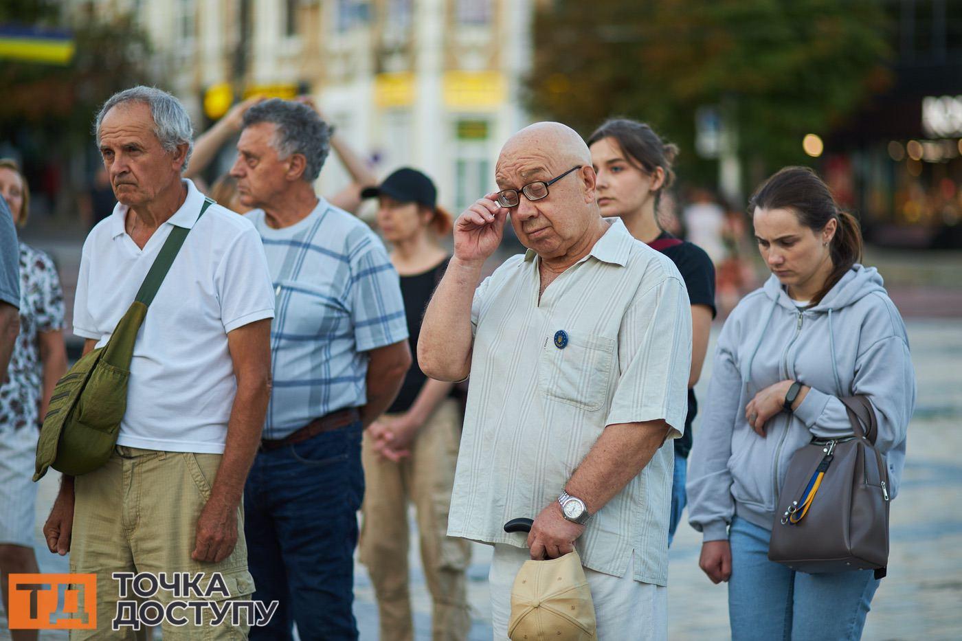 У Кропивницькому пройшла акція протесту щодо закону 12414.