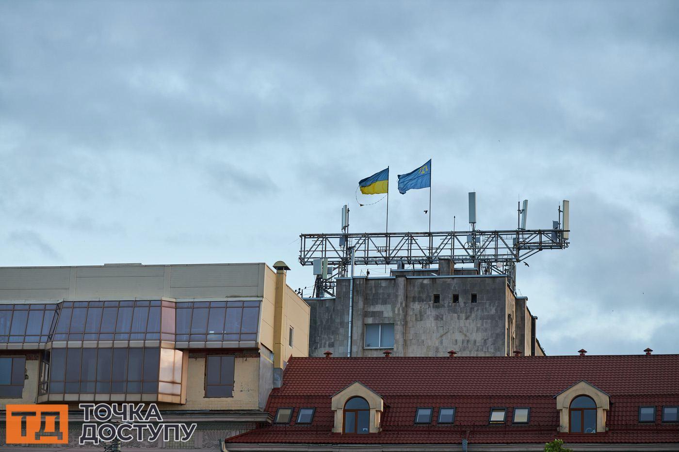На площі в Кропивницькому провели мітинг проти нового закону 12414.