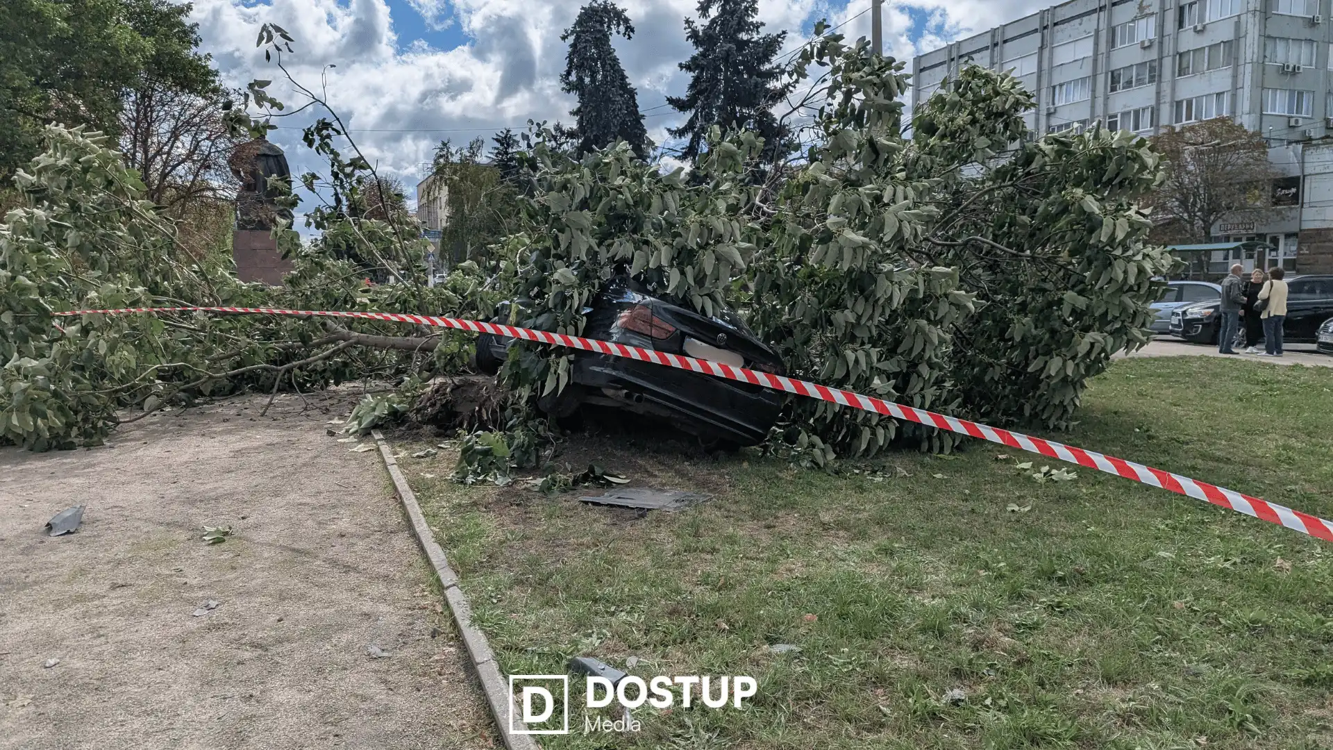 ДТП на площі Богдана Хмельницького 7 вересня