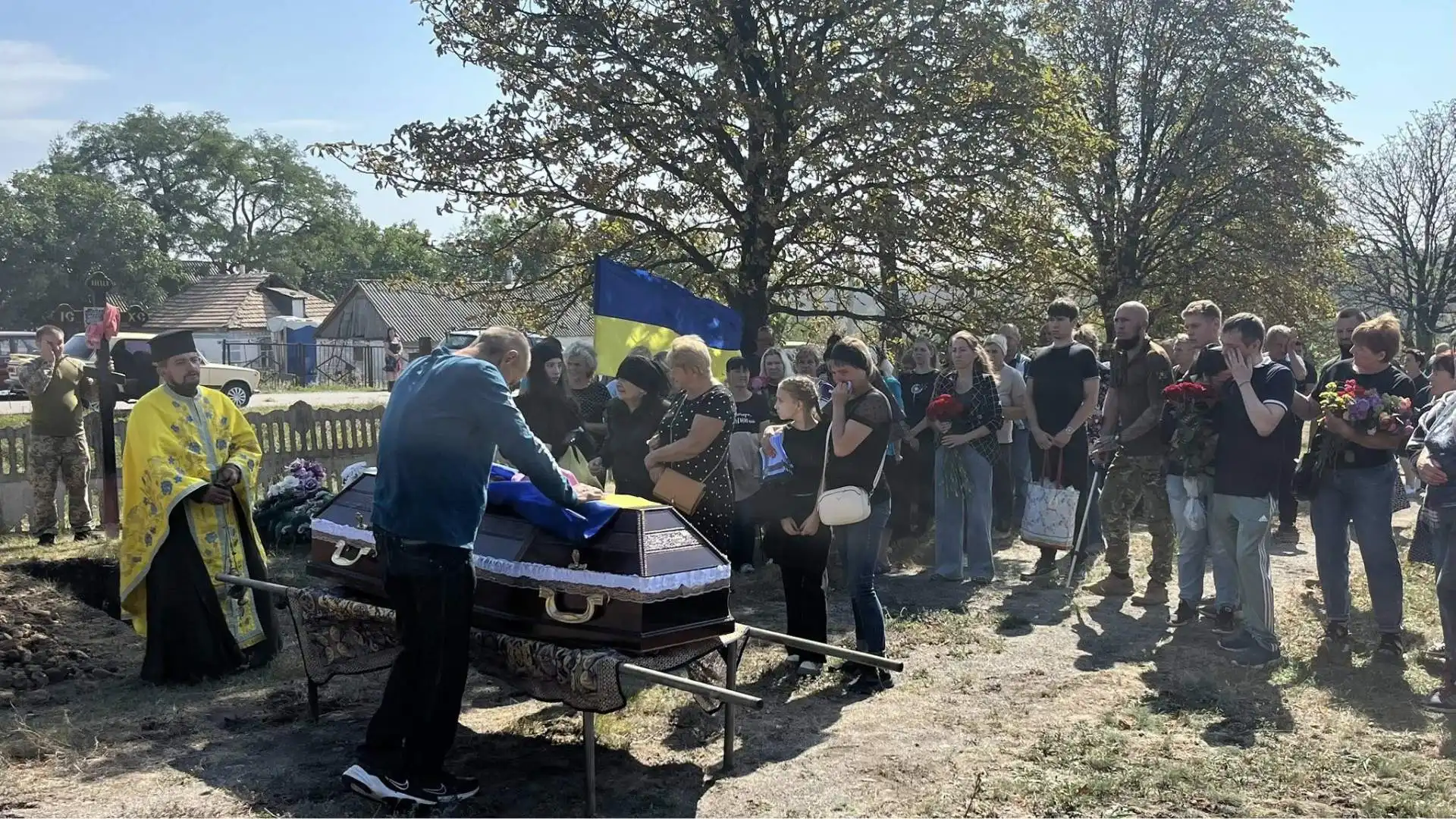 Із загиблим на фронті Олексієм Павленком попрощалися у Кам’янецькій громаді