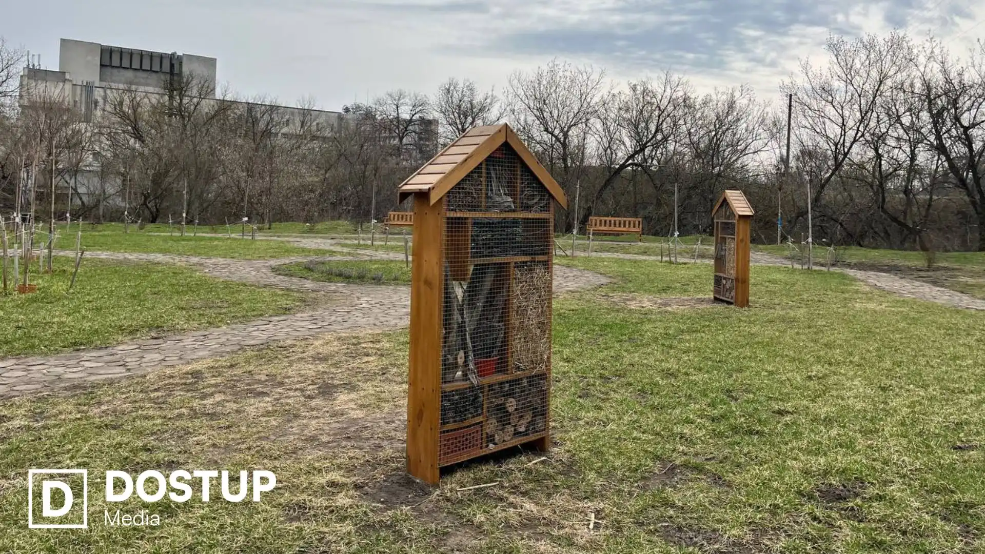 Екосквер на Соборній у Кропивницькому: дерева і кущі прижилися, але балансоутримувача ще оформлюють