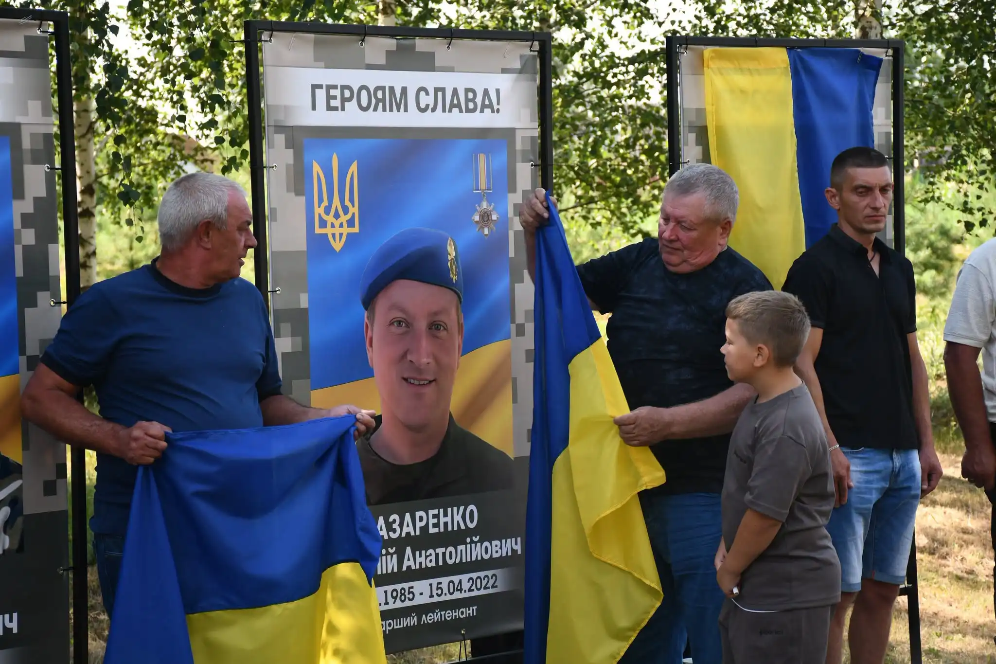 Вікдриття Алеї слави у Новоселівці
