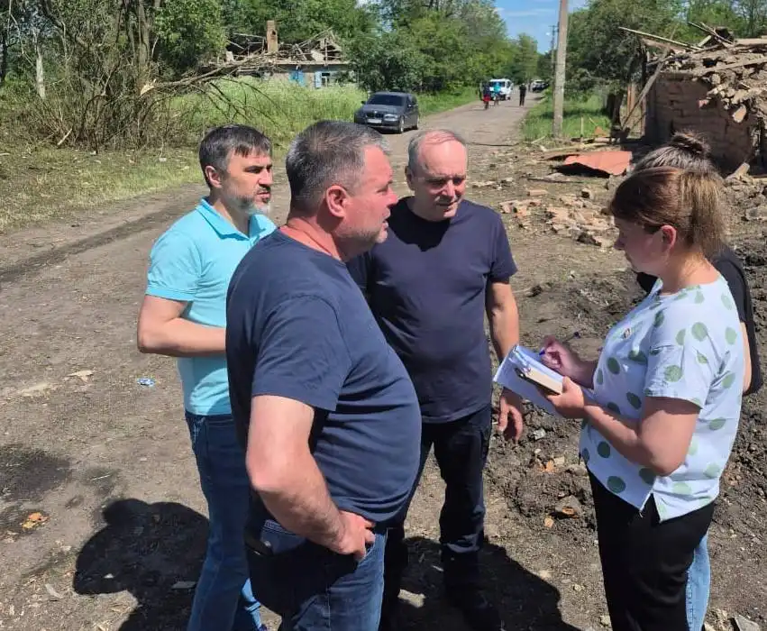 Наслідки обстрілу Великовисківської громади у ніч на 24 травня 2026 року. Фото: Кіровоградська ОВА