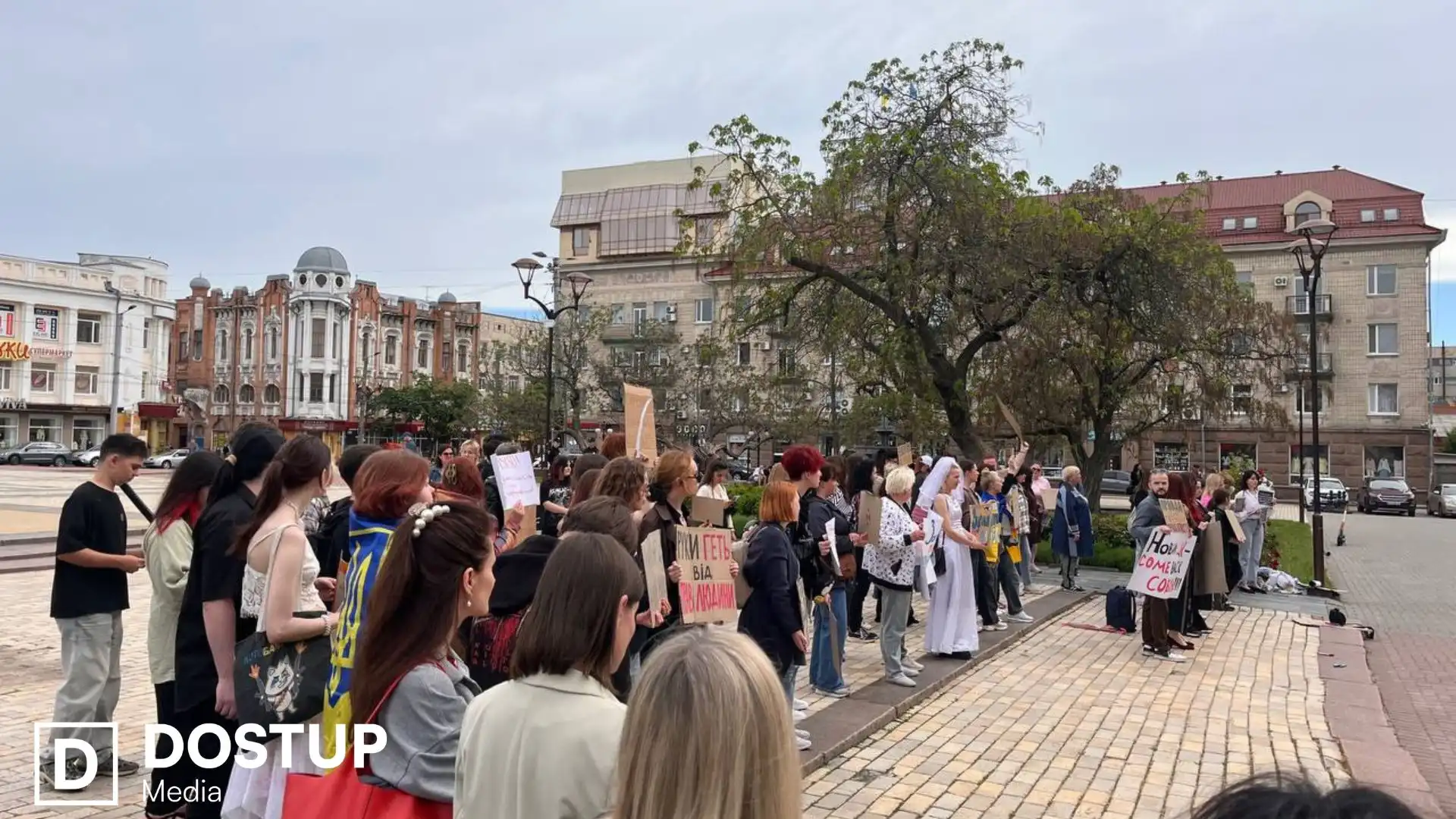 "Конституція в шоці": у Кропивницькому мітингували проти нового Цивільного кодексу