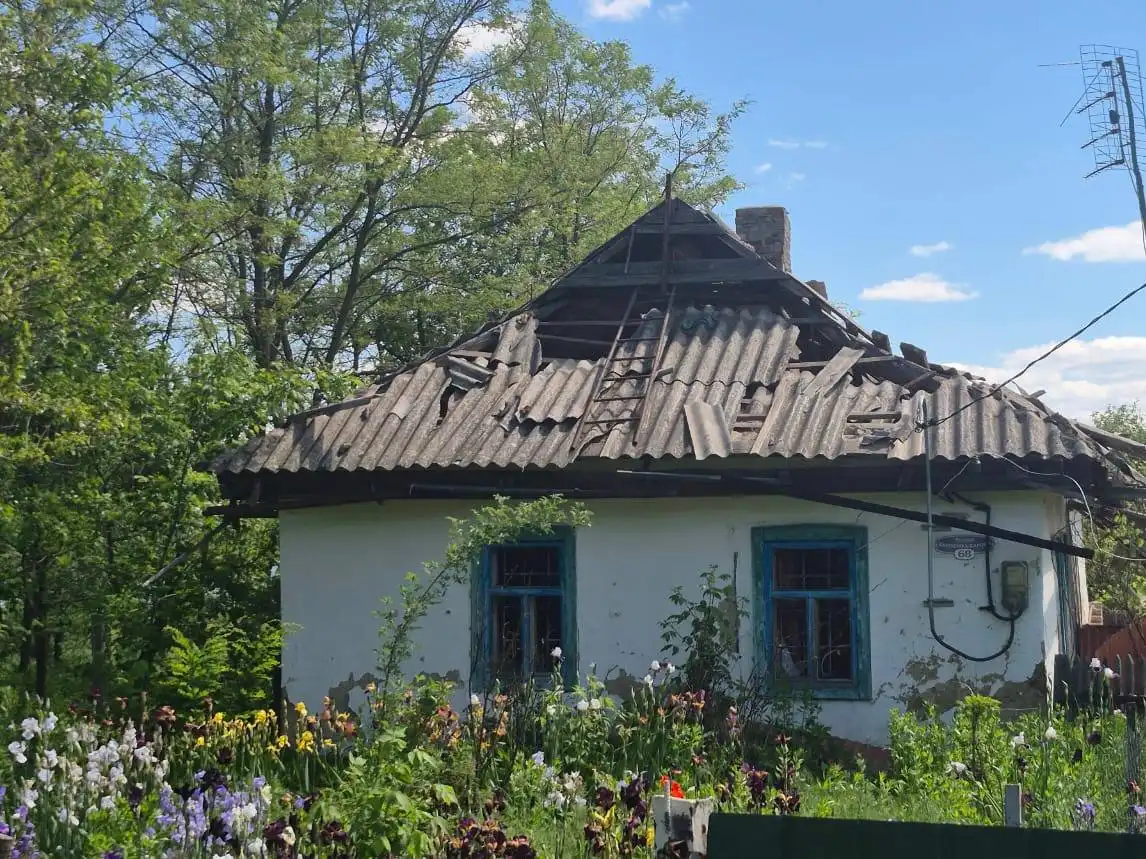 Наслідки обстрілу Великовисківської громади у ніч на 24 травня 2026 року. Фото: Кіровоградська ОВА