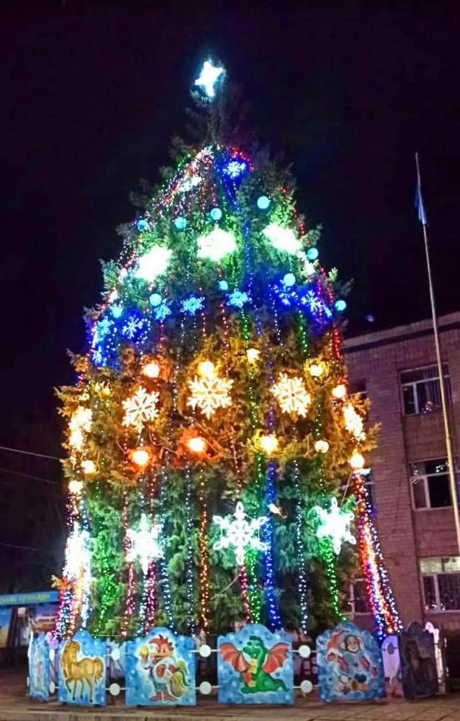 Ялинка у Новоукраїнці 2025