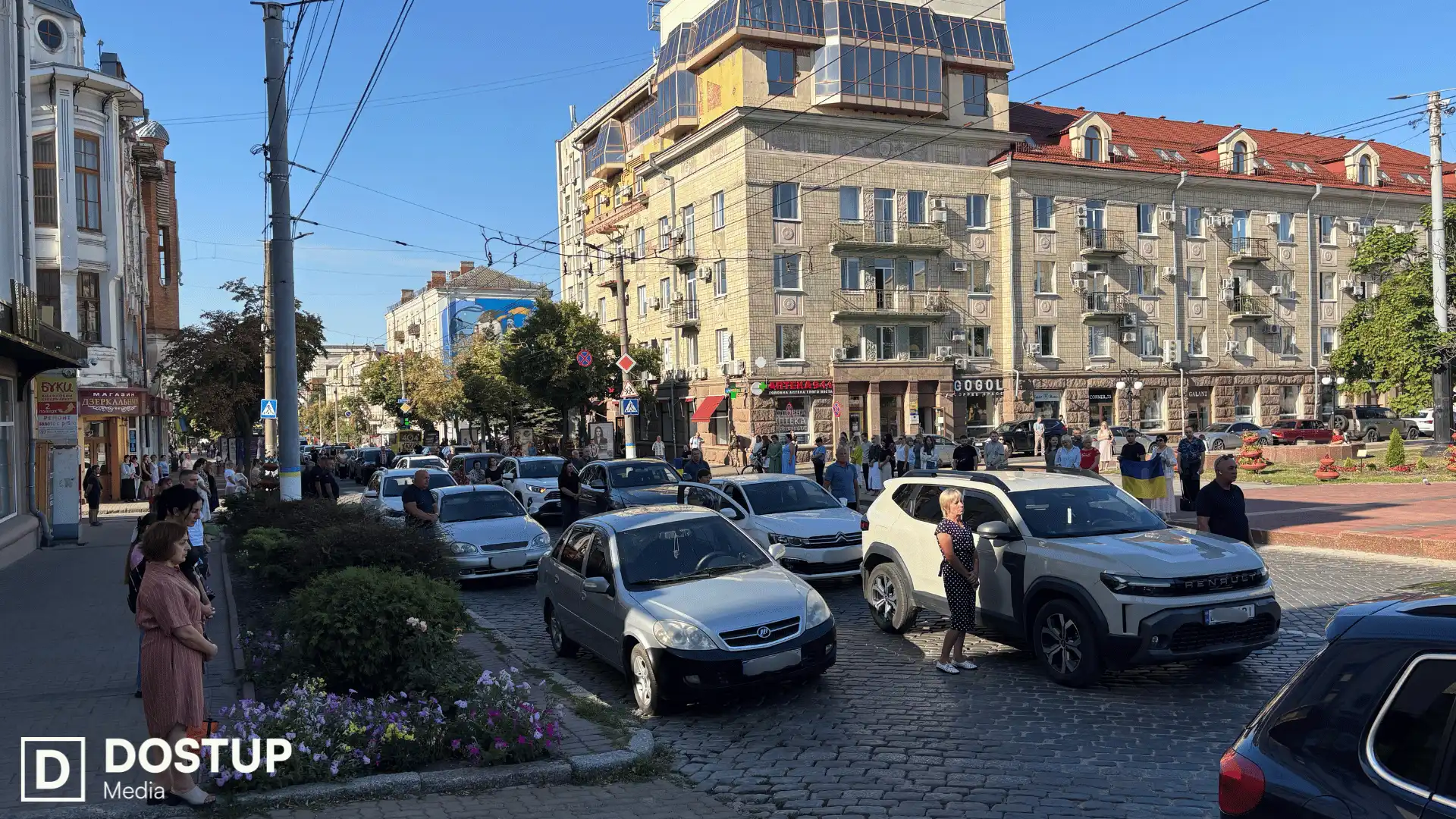 Траурний кортеж проїхав у Кропивницькому 25 серпня