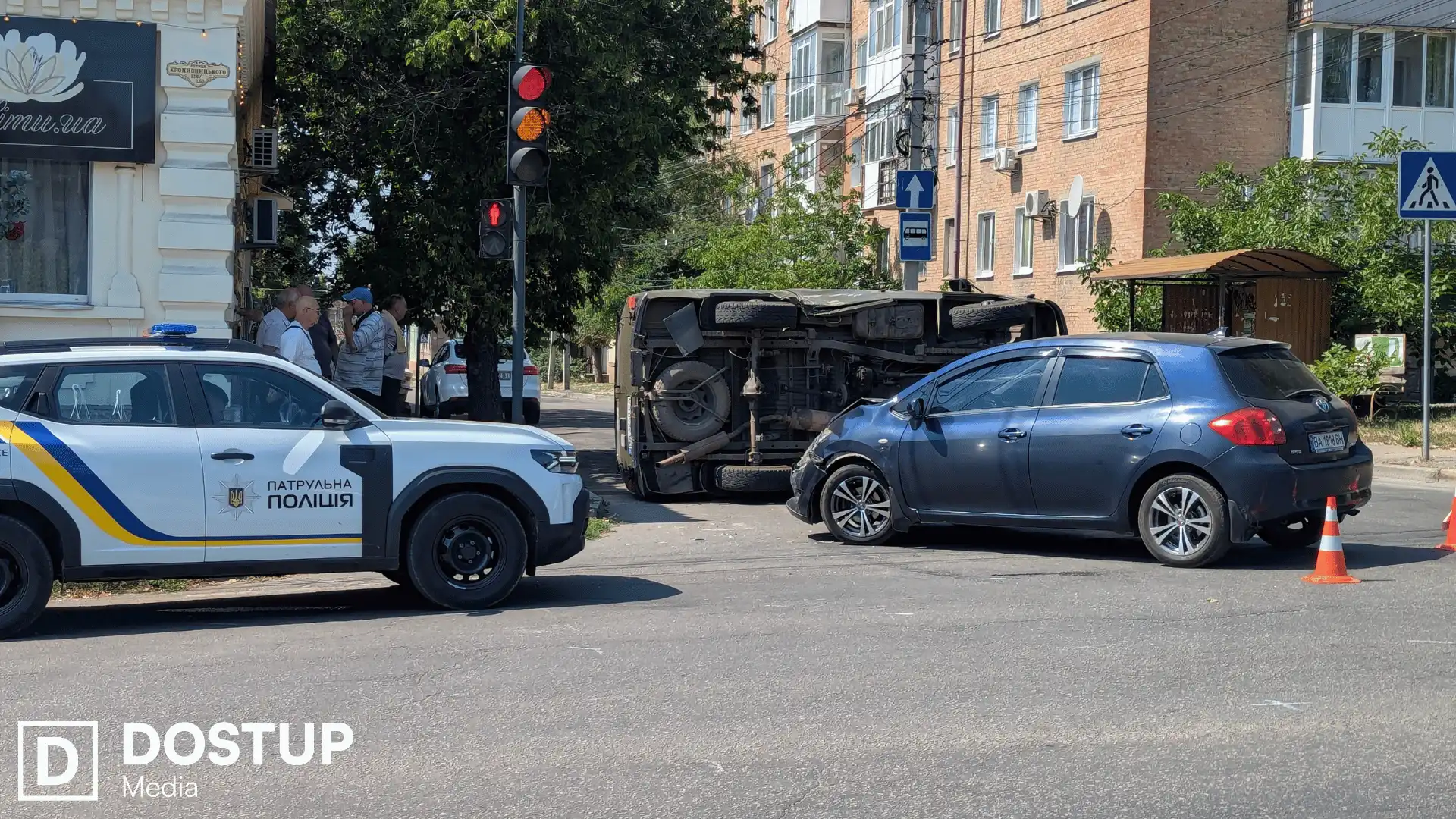 ДТП на вулиці Кропивницького
