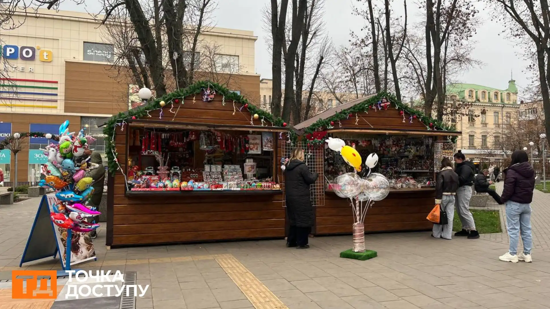 Встановили ялинку в Центральному сквері у Кропивницькому
