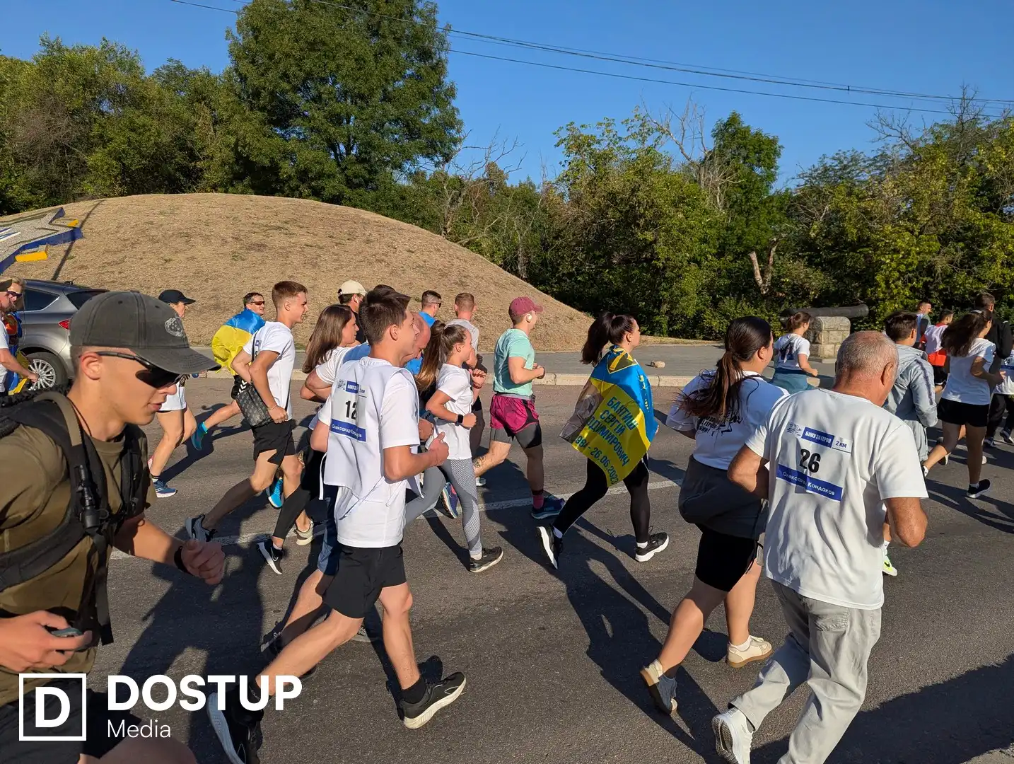 Учасники забігу в Кропивницькому